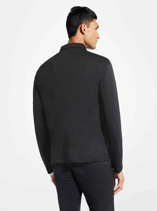  Cotton Half-Zip Polo Shirt Gallery