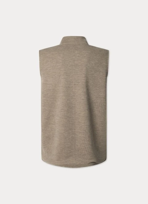  MerinoWool Knitted Hybrid Gilet Gallery