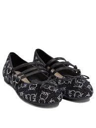 Monogram Ballet Flats with Rhinestones  Gallery