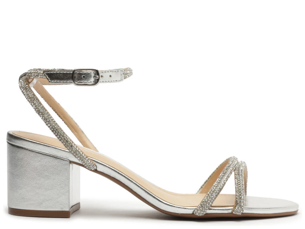Block Heel Rhinestone Sandal Gallery