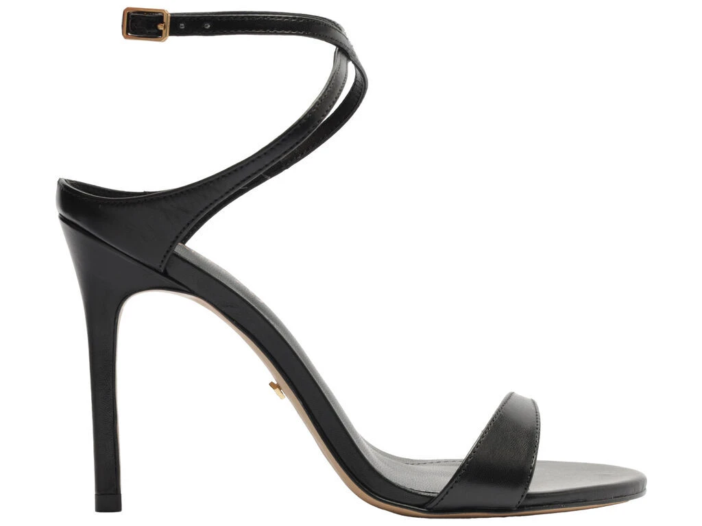 Thin Heel Cross Straps Leather Sandals  Gallery