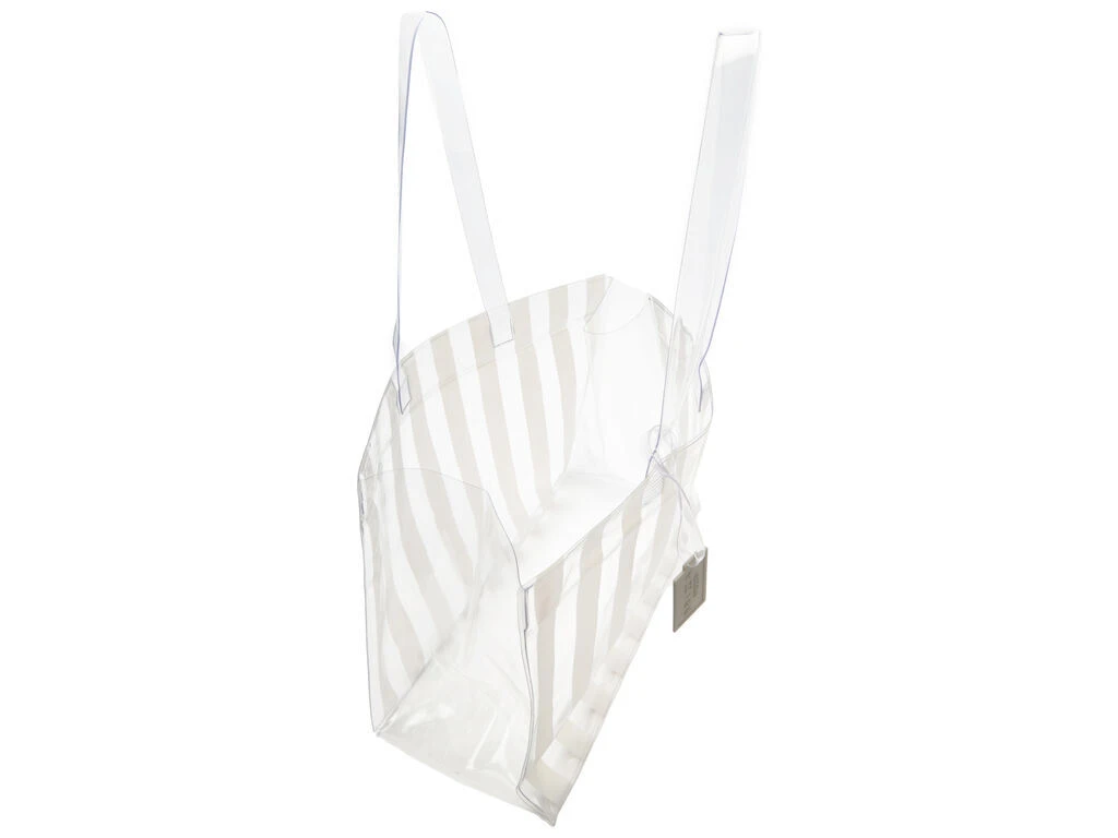 Striped Clear Tote Bag Gallery