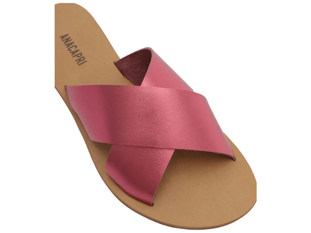 Flat Sandal with Crossed Straps Gallery