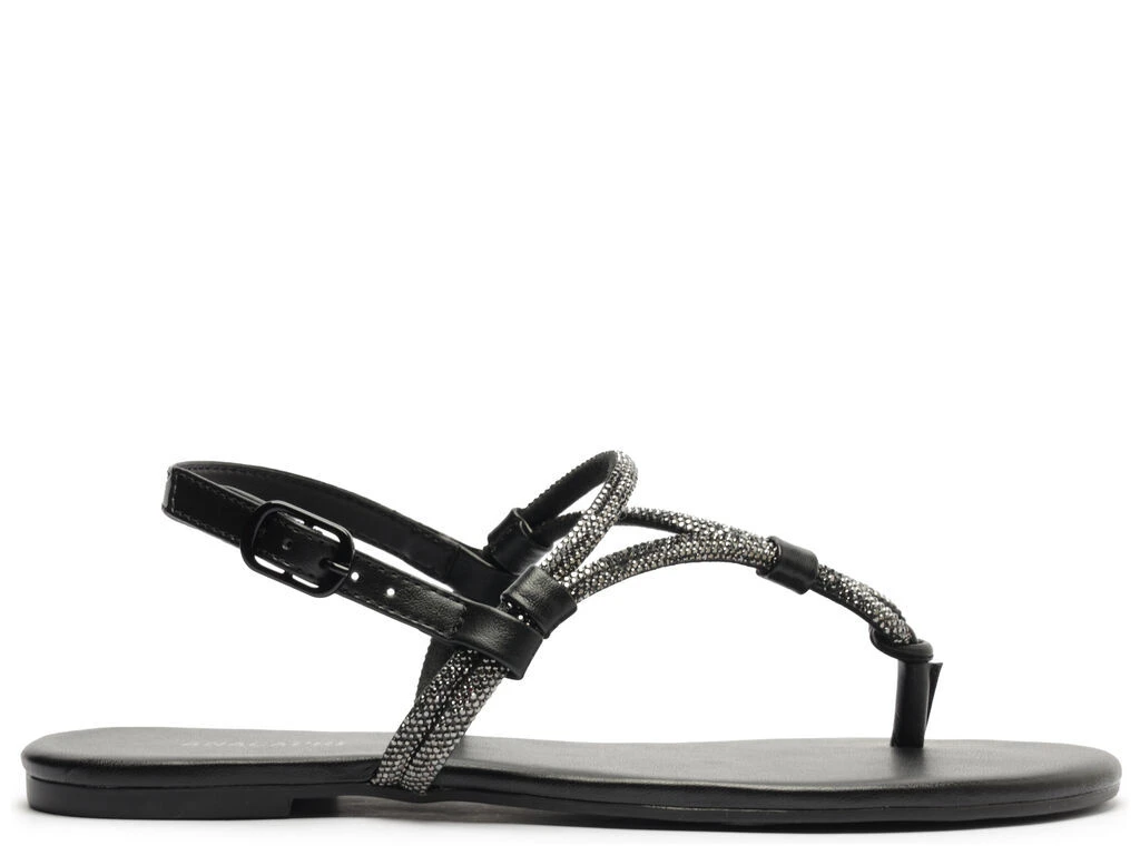Slim Glam Embellished Flat Sandal Gallery
