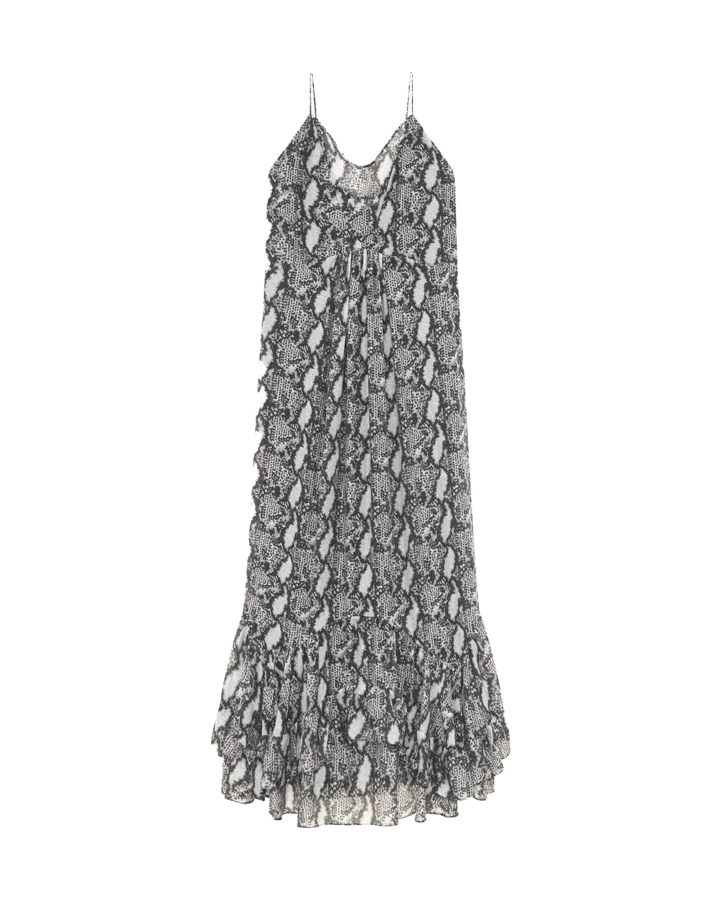 Snake-print Maxi Dress Gallery