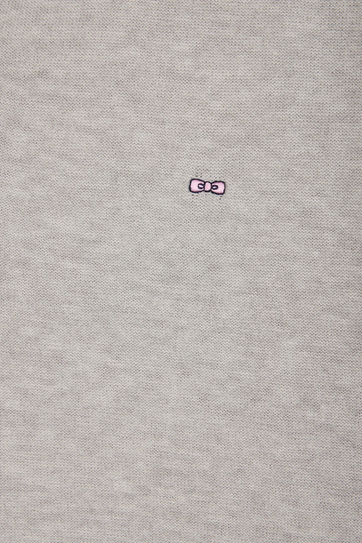 Straight-fit polo neck jumper in organic cotton and cashmere blend Gallery