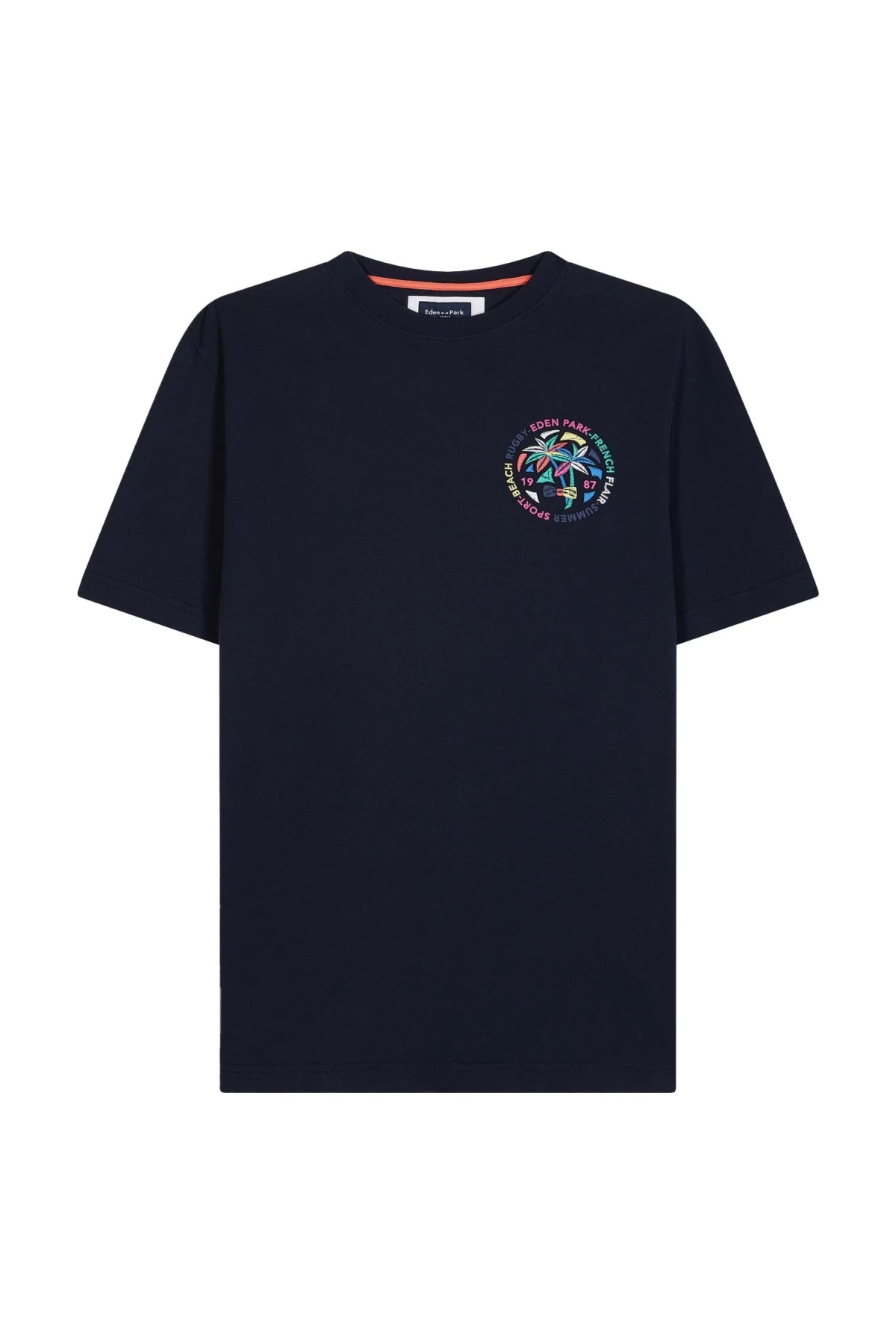 Relaxed Fit cotton t-shirt with multi-color screen print Gallery