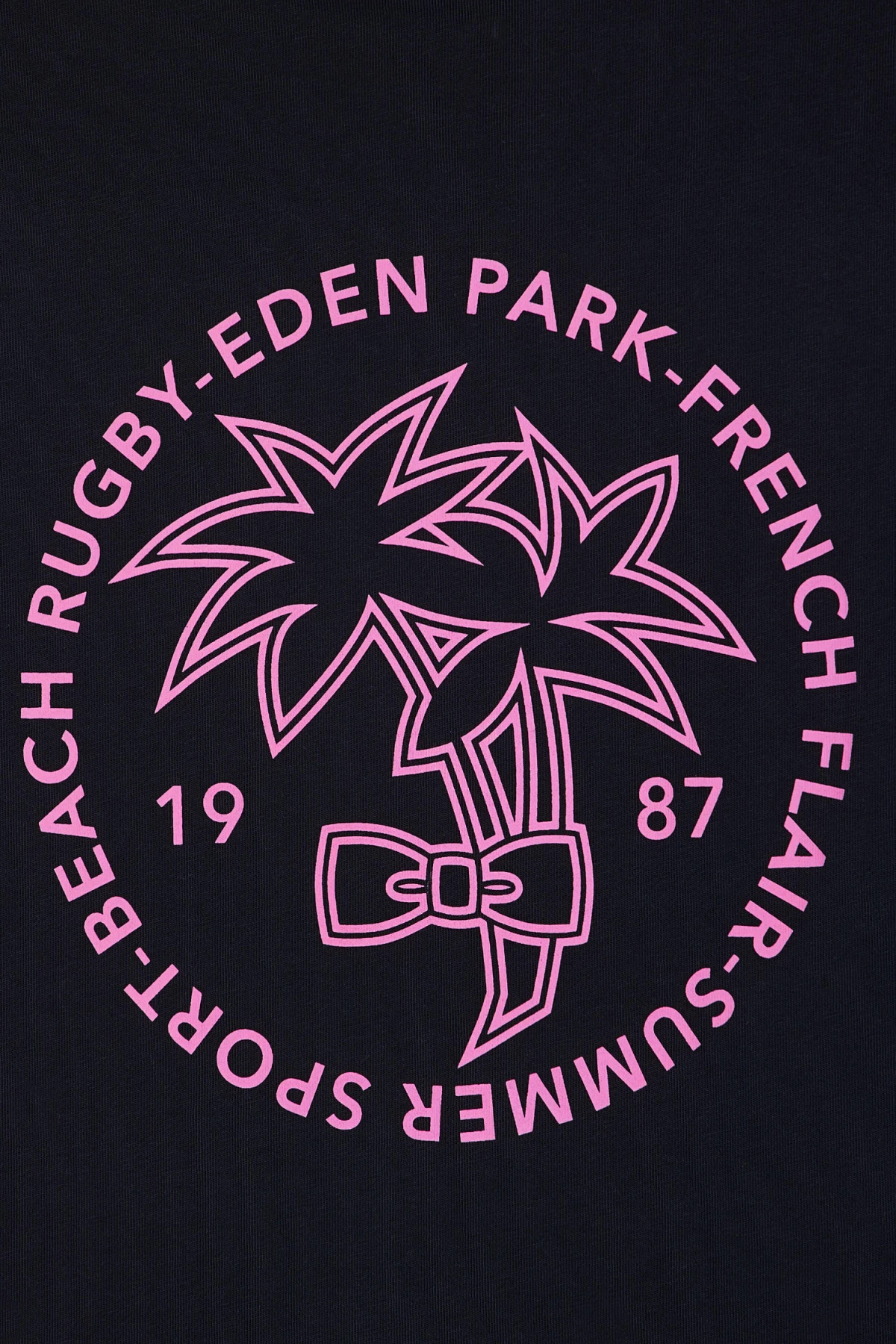 Relaxed fit t-shirt with palm tree screen print Gallery