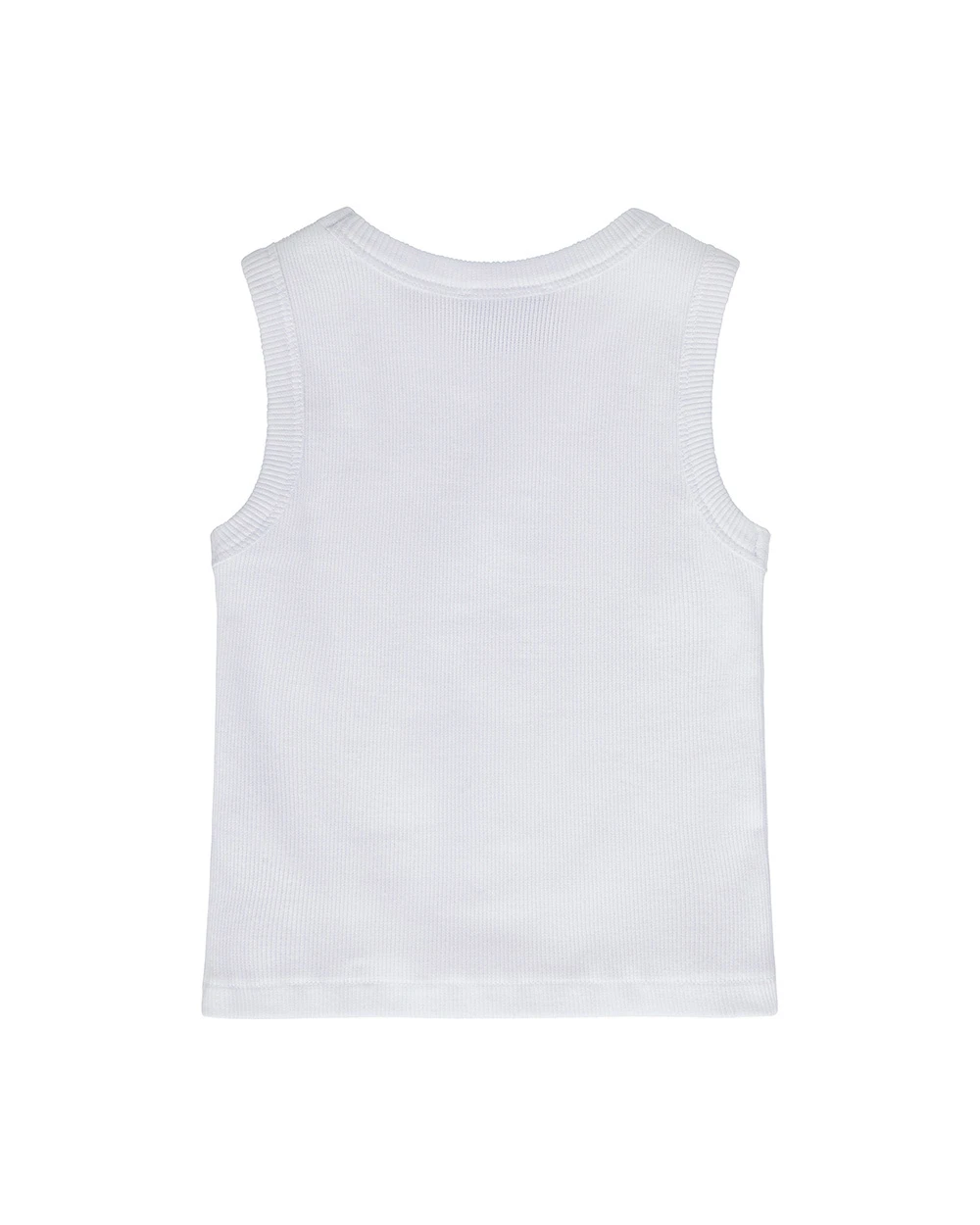 Ribbed tank top with contrasting Iceberg logo Gallery