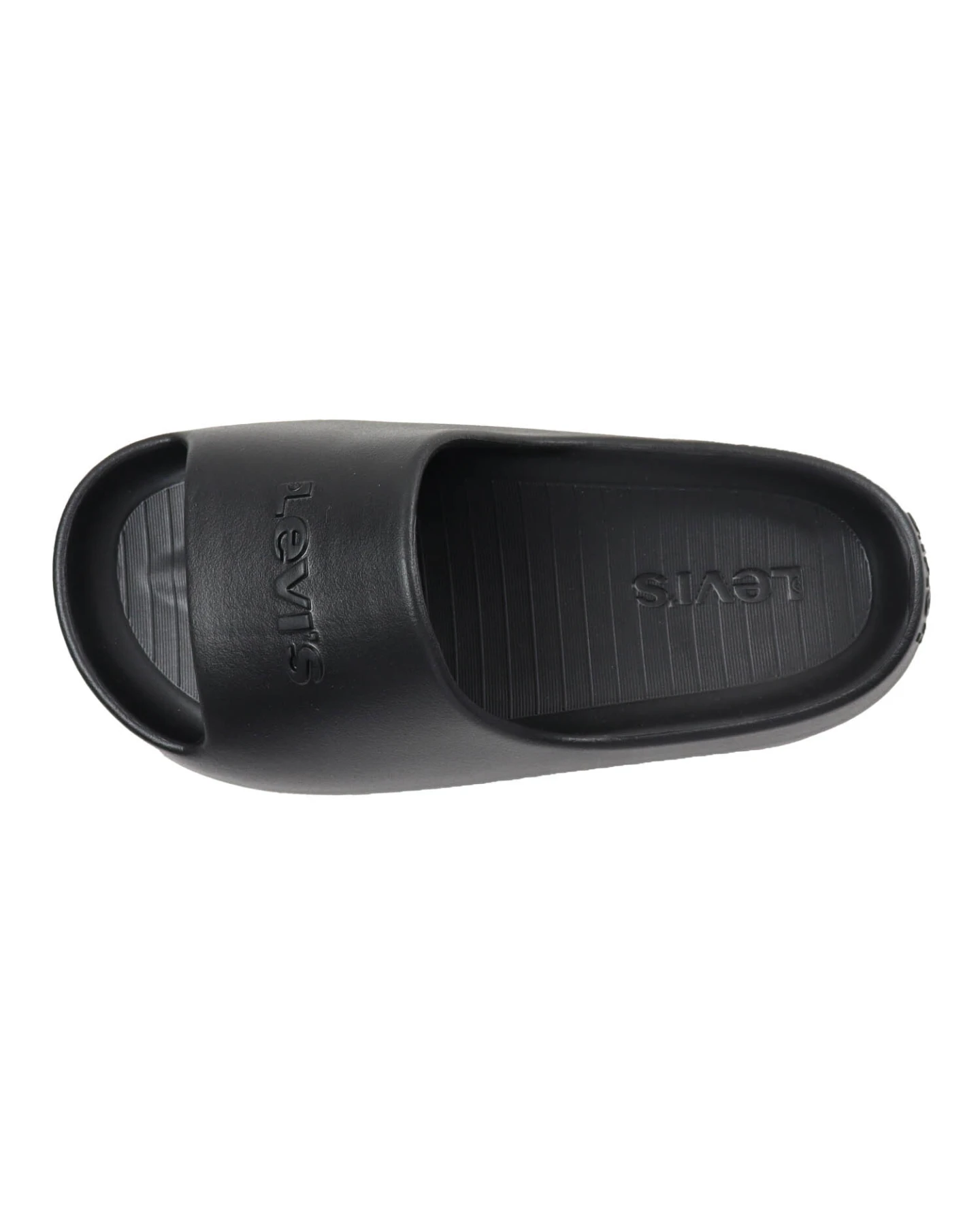 Sculpted Single-Strap Slide Sandal with Embossed Logo Gallery