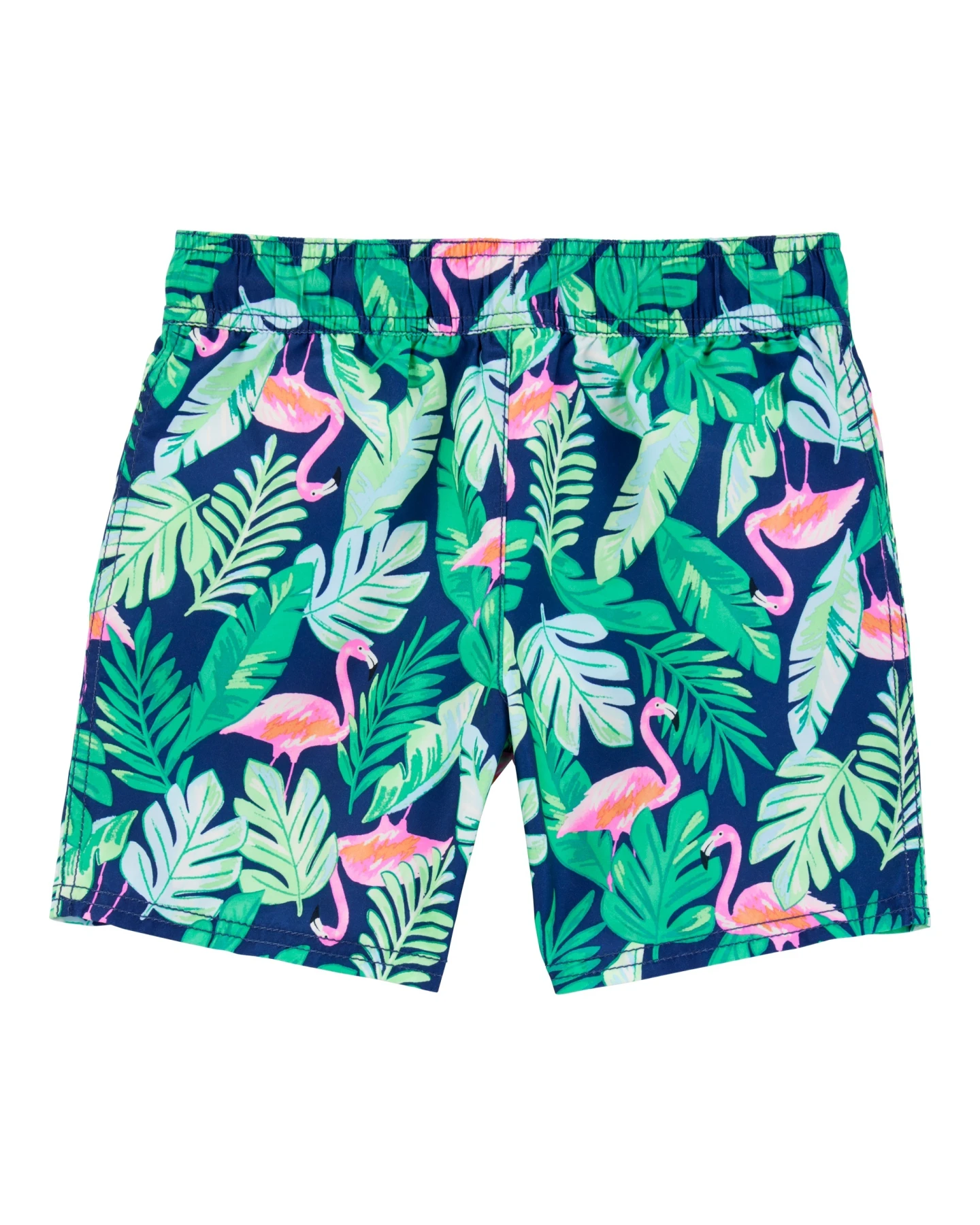 Tropical Print Swim Trunks Gallery