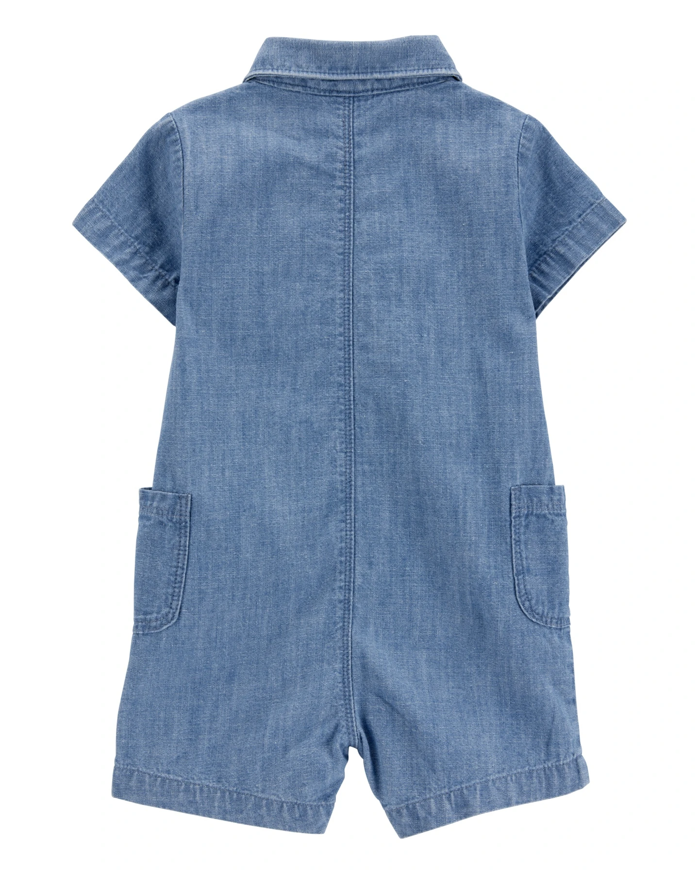Solid Cotton Blend Romper  Gallery