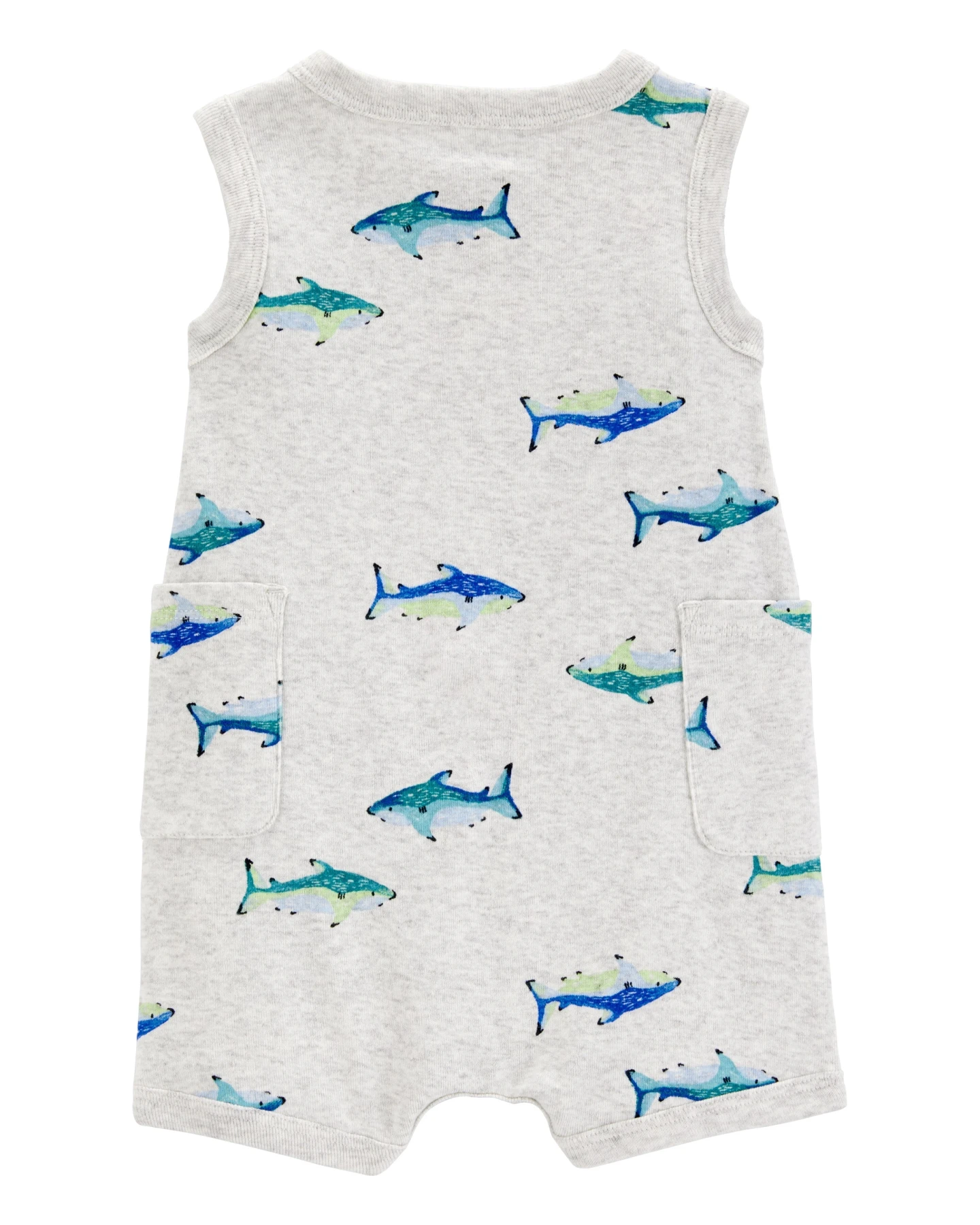 Fish Cotton Blend Romper Gallery
