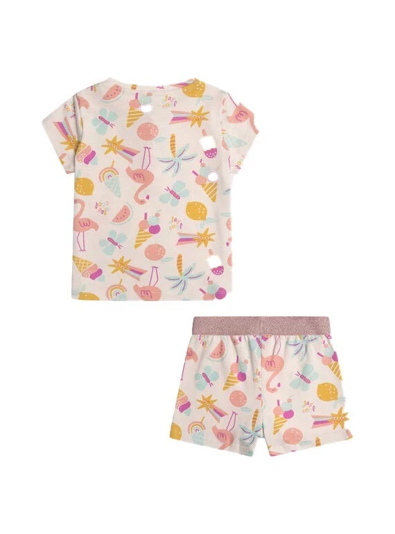 Tropical Print Baby Pyjama Set Gallery
