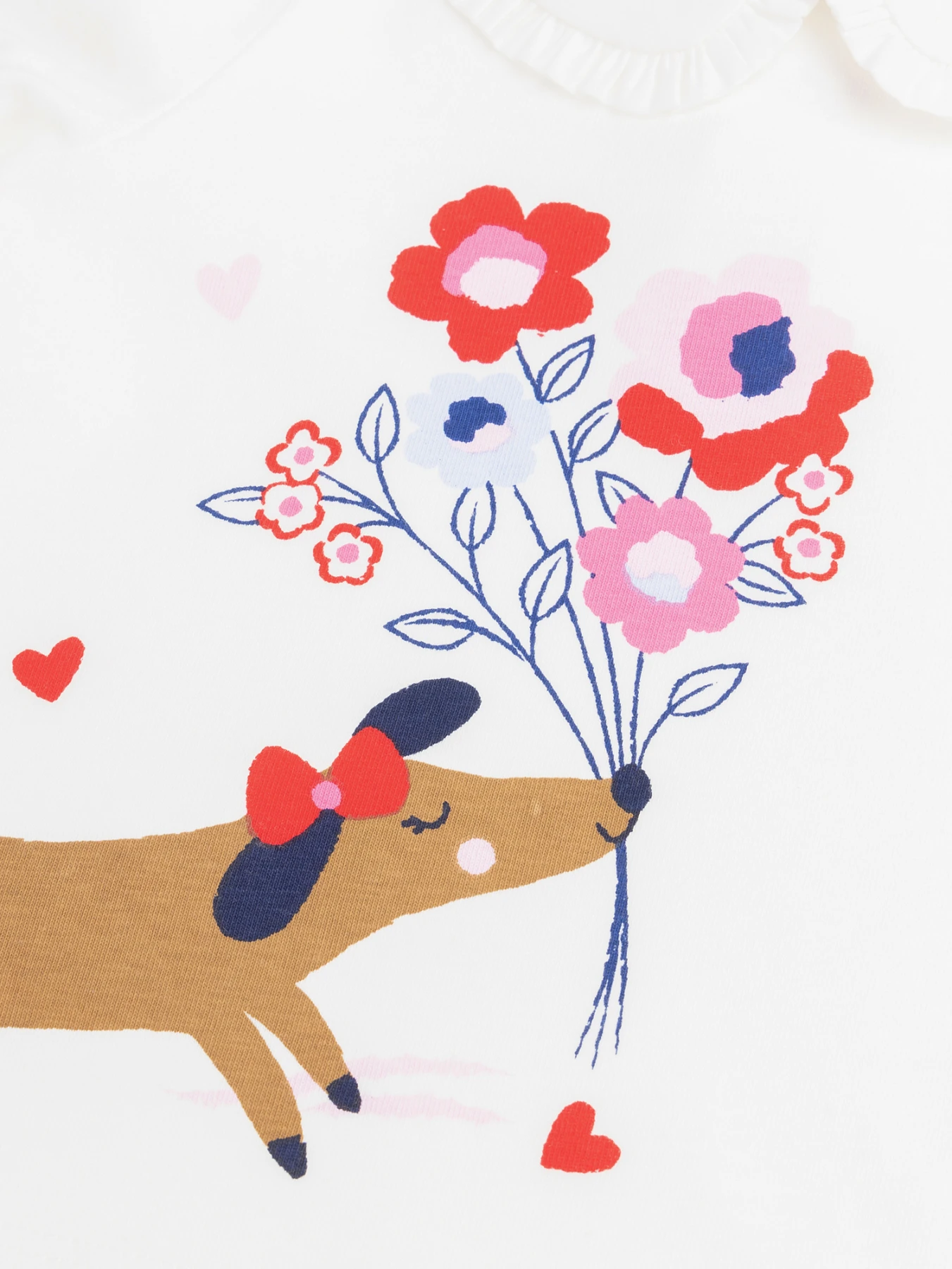 Puppy Love Peter Pan Collar Top Gallery