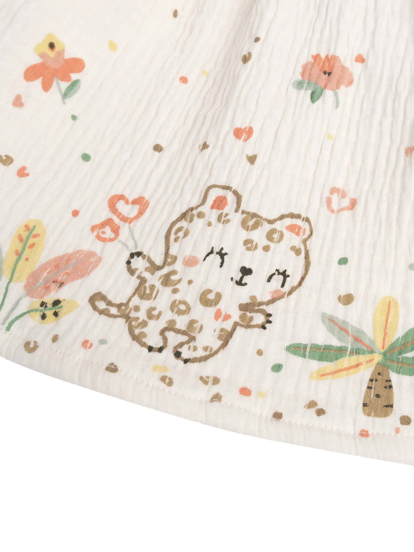 Newborn babies' ecru dress with a broderie anglaise collar Gallery
