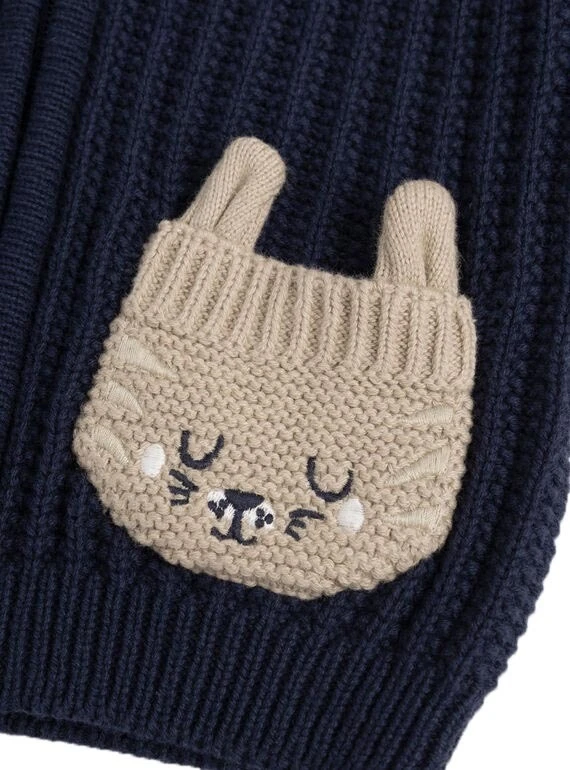 Knit Cardigan with Bear Pockets Gallery