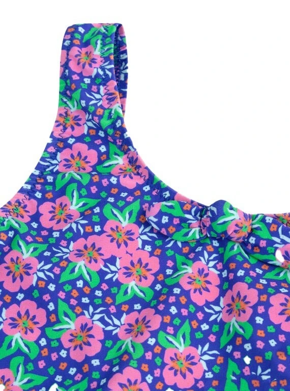 Floral print one-piece swimsuit Gallery