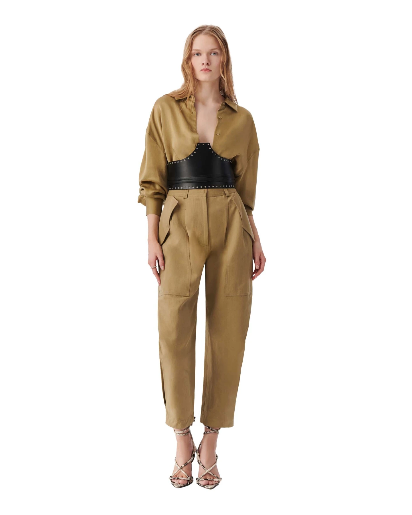 High-waisted Straight-leg Pants Gallery