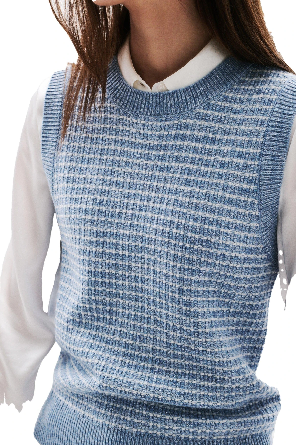 Mleo Straight Cropped Knit Sweater Gallery