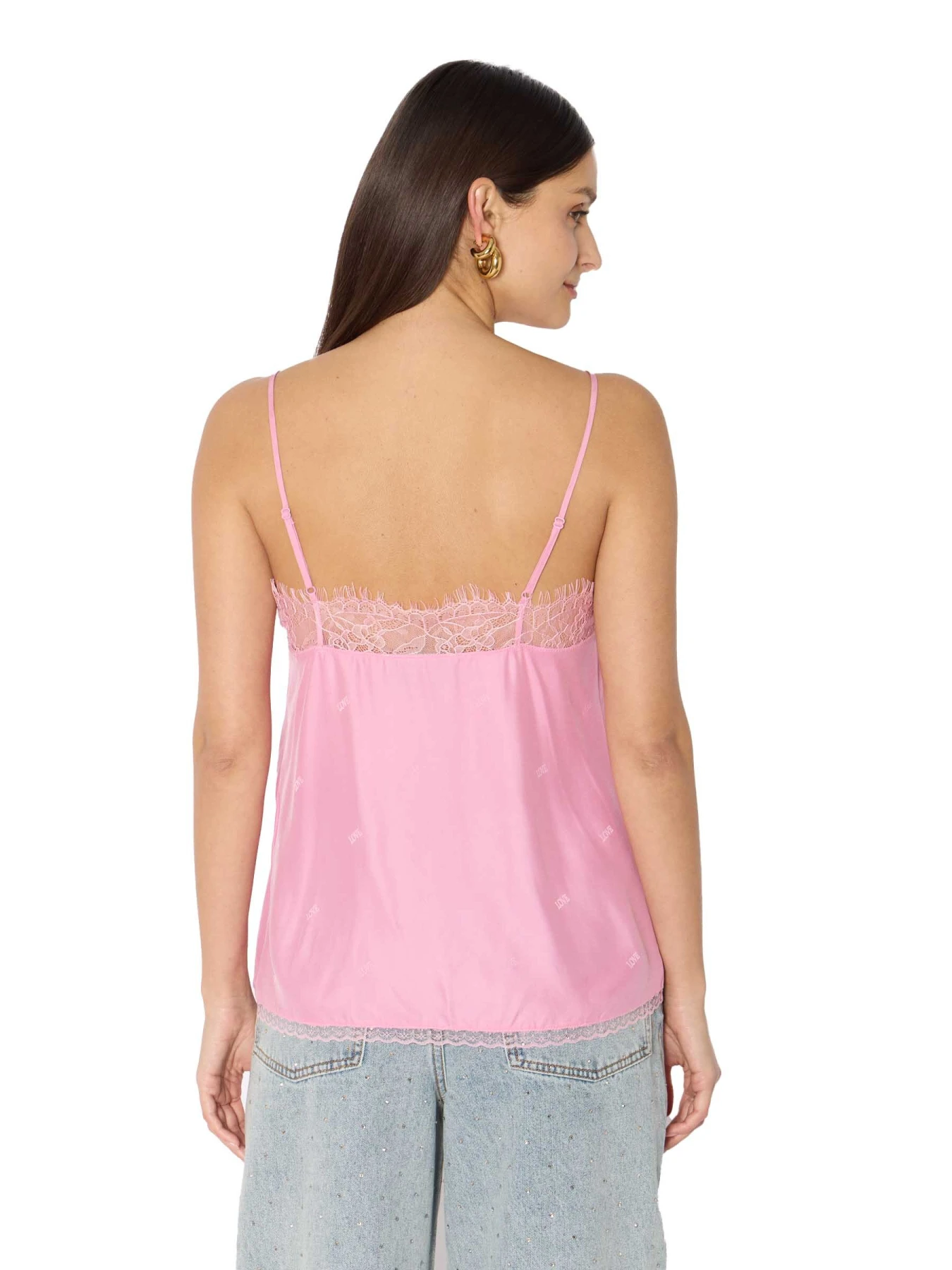 Lace-Trim Strapless Top Gallery