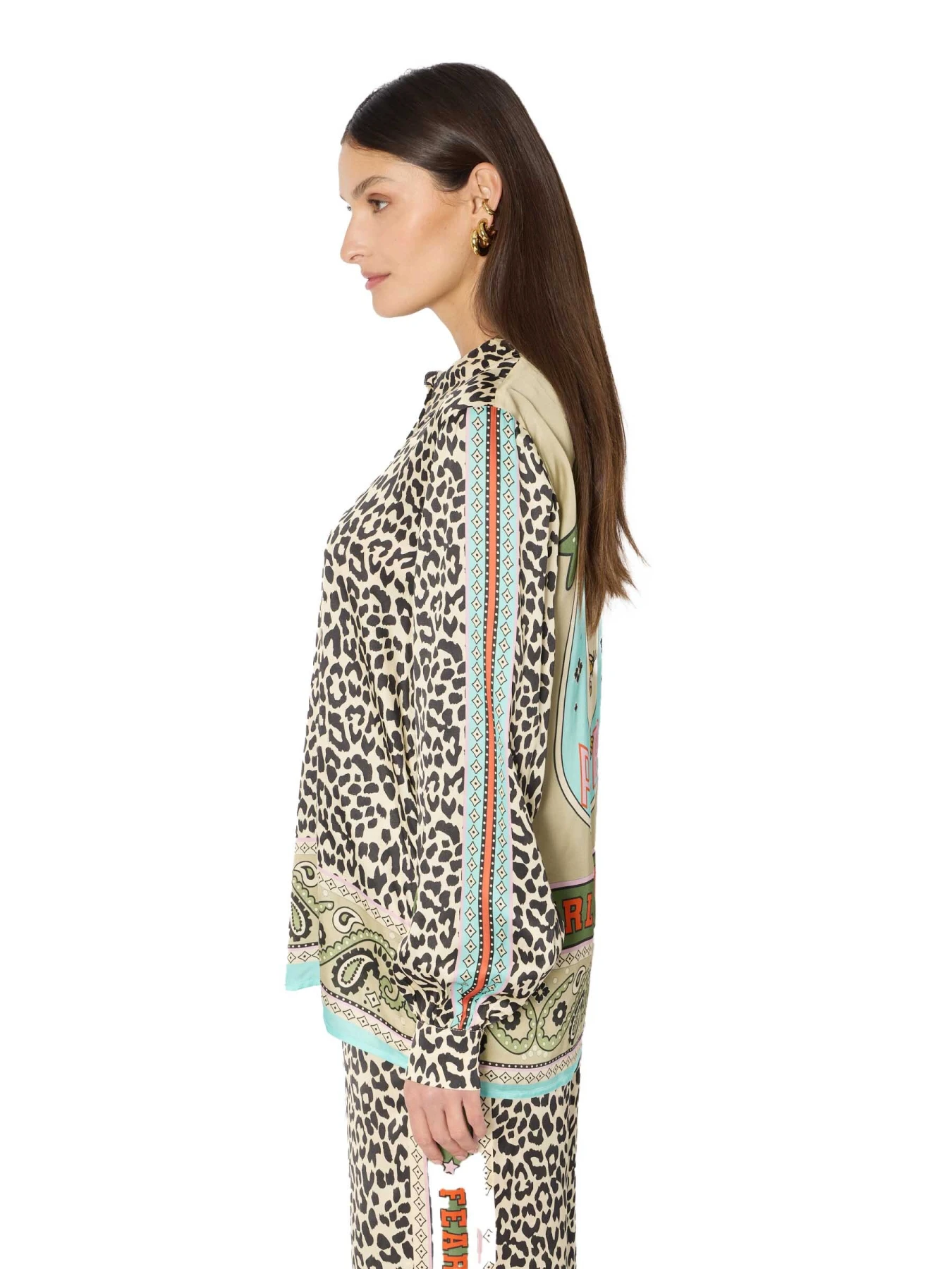 Jungle Print Viscose Shirt Gallery