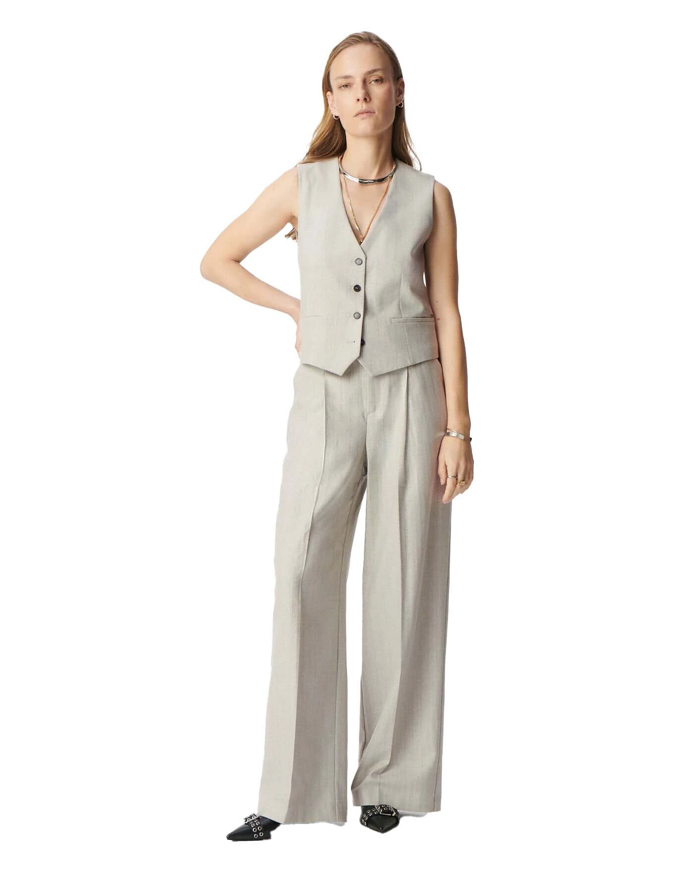 Sleevless Suit Vest Gallery