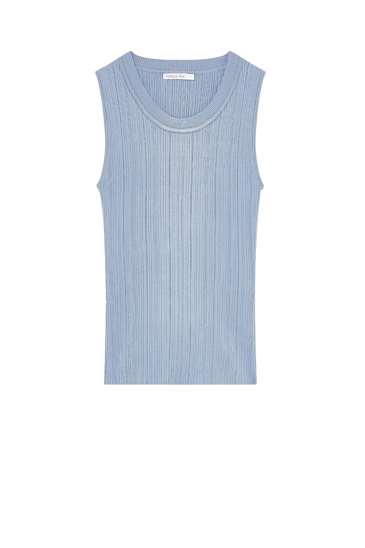 Ribbed Knit Sleeveless Top Gallery