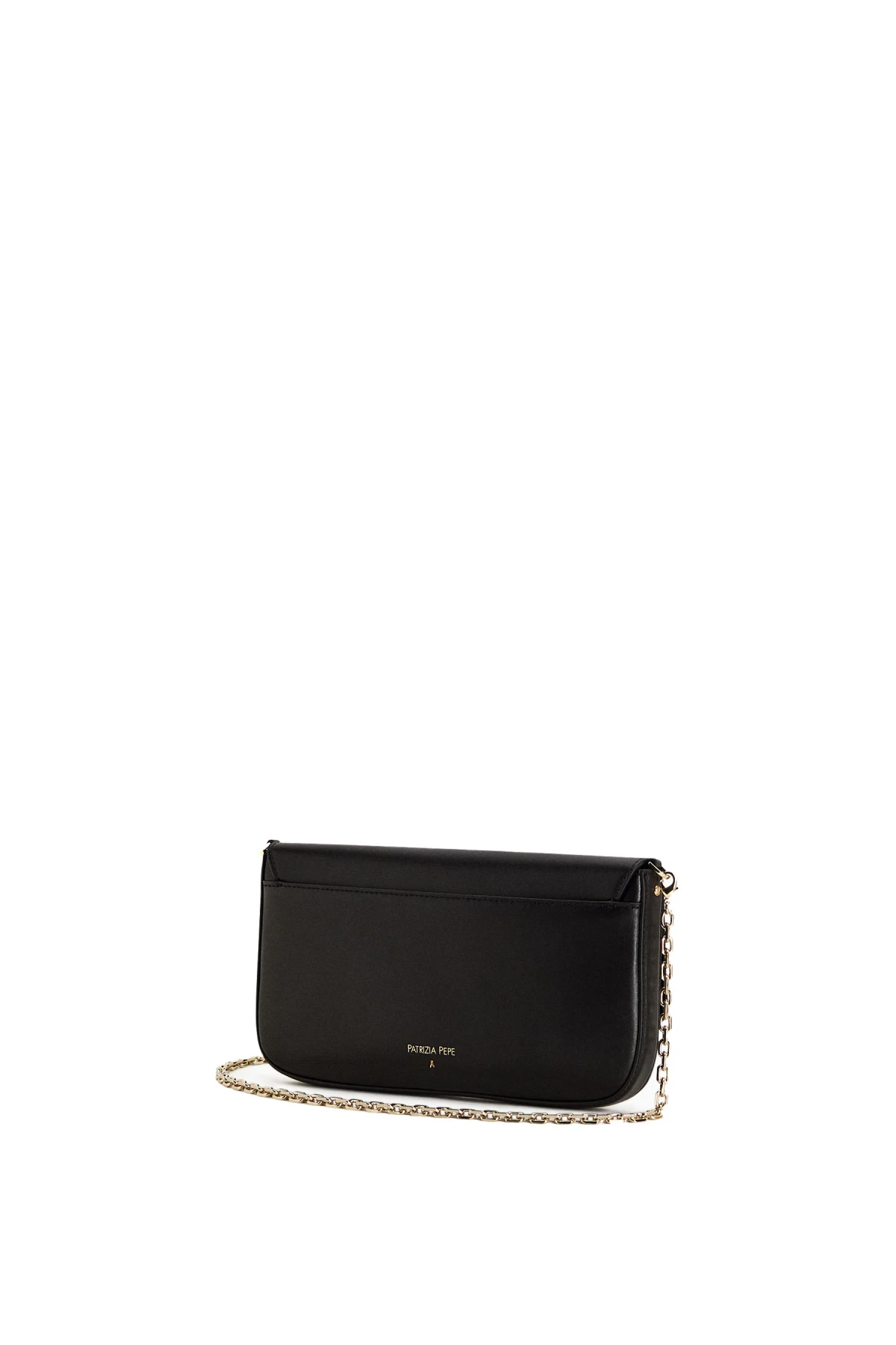 Fly Leather Clutch Bag with Chain Gallery