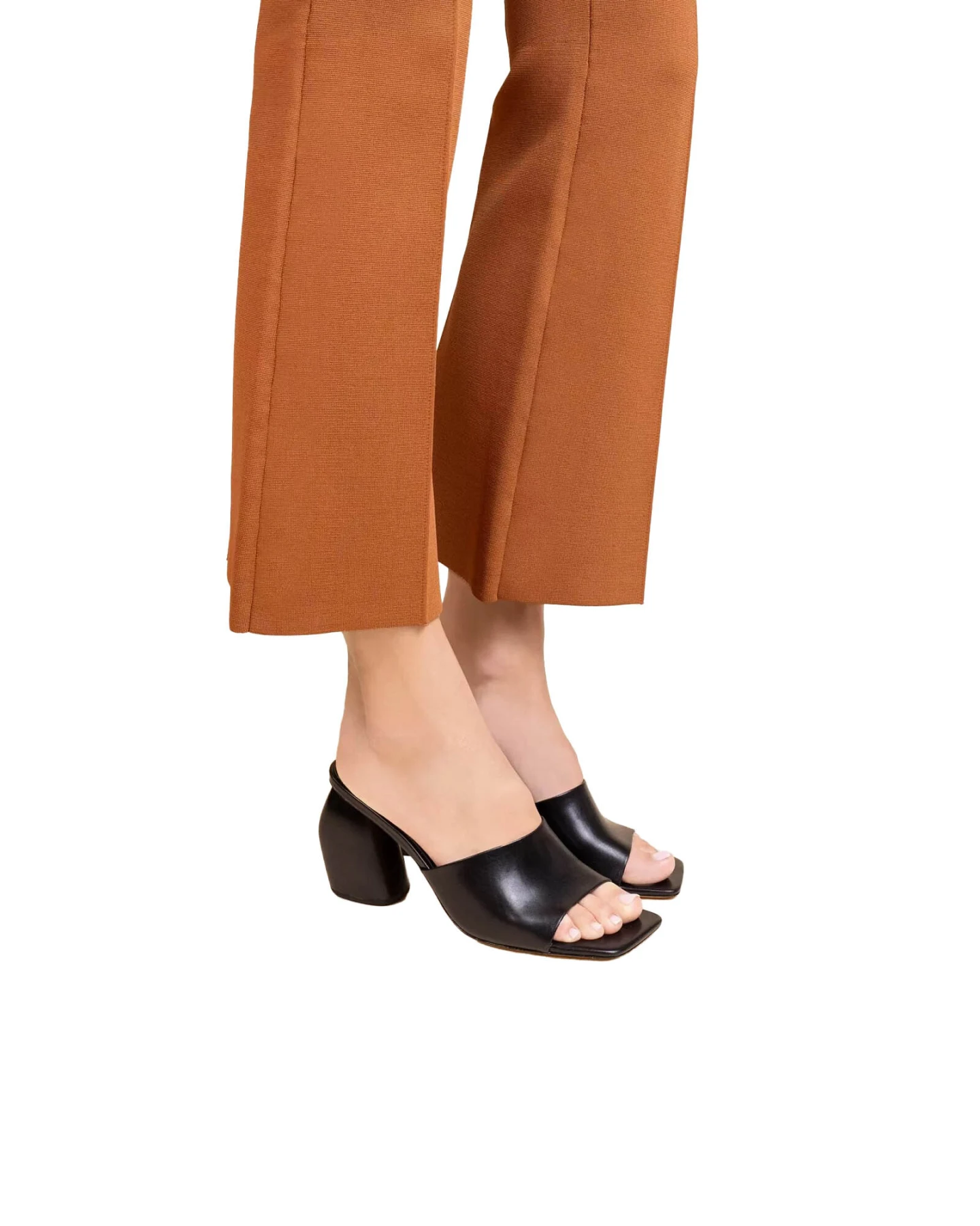 Wide heel matte Mules Gallery