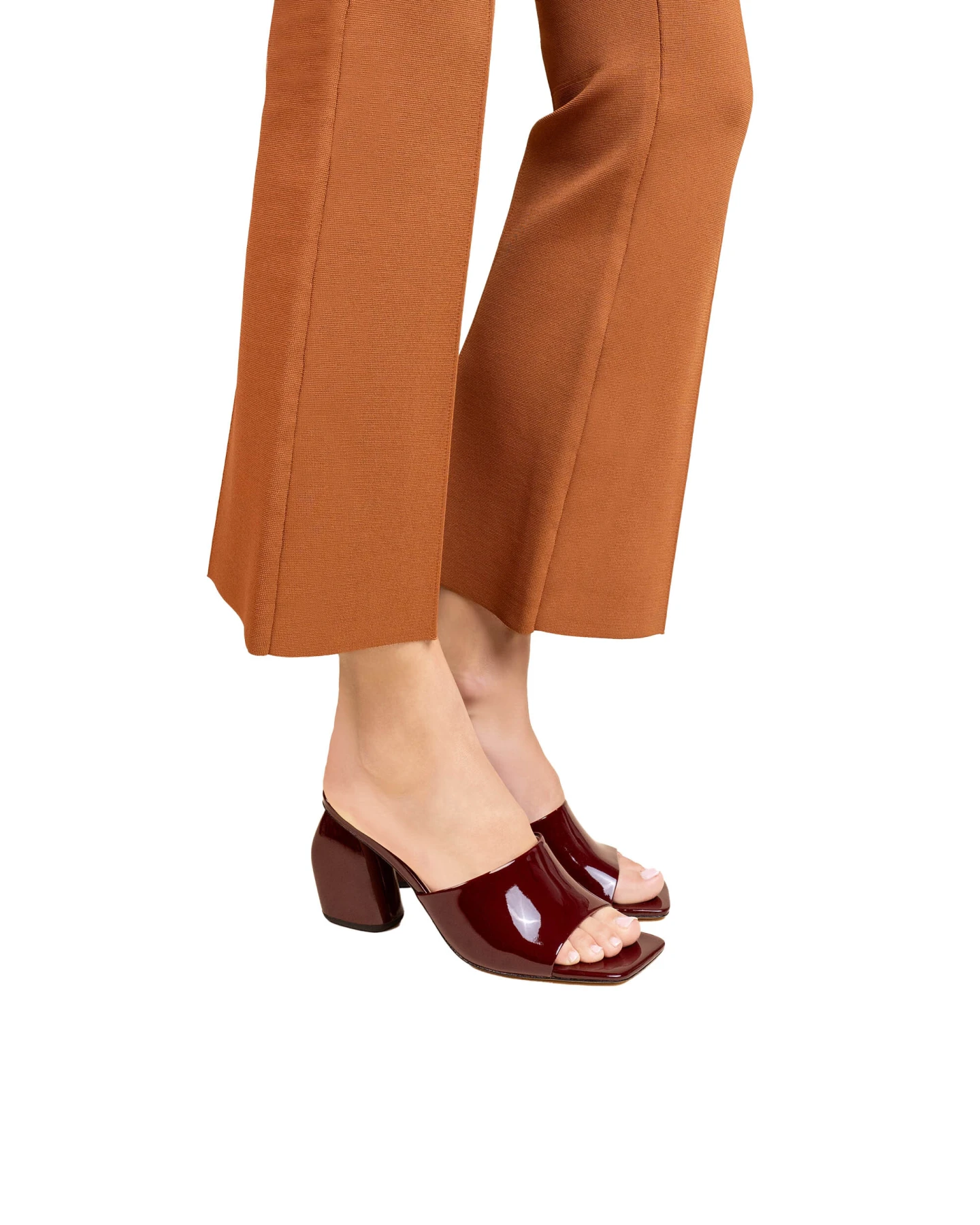 Patent Leather Block Heel mule Gallery