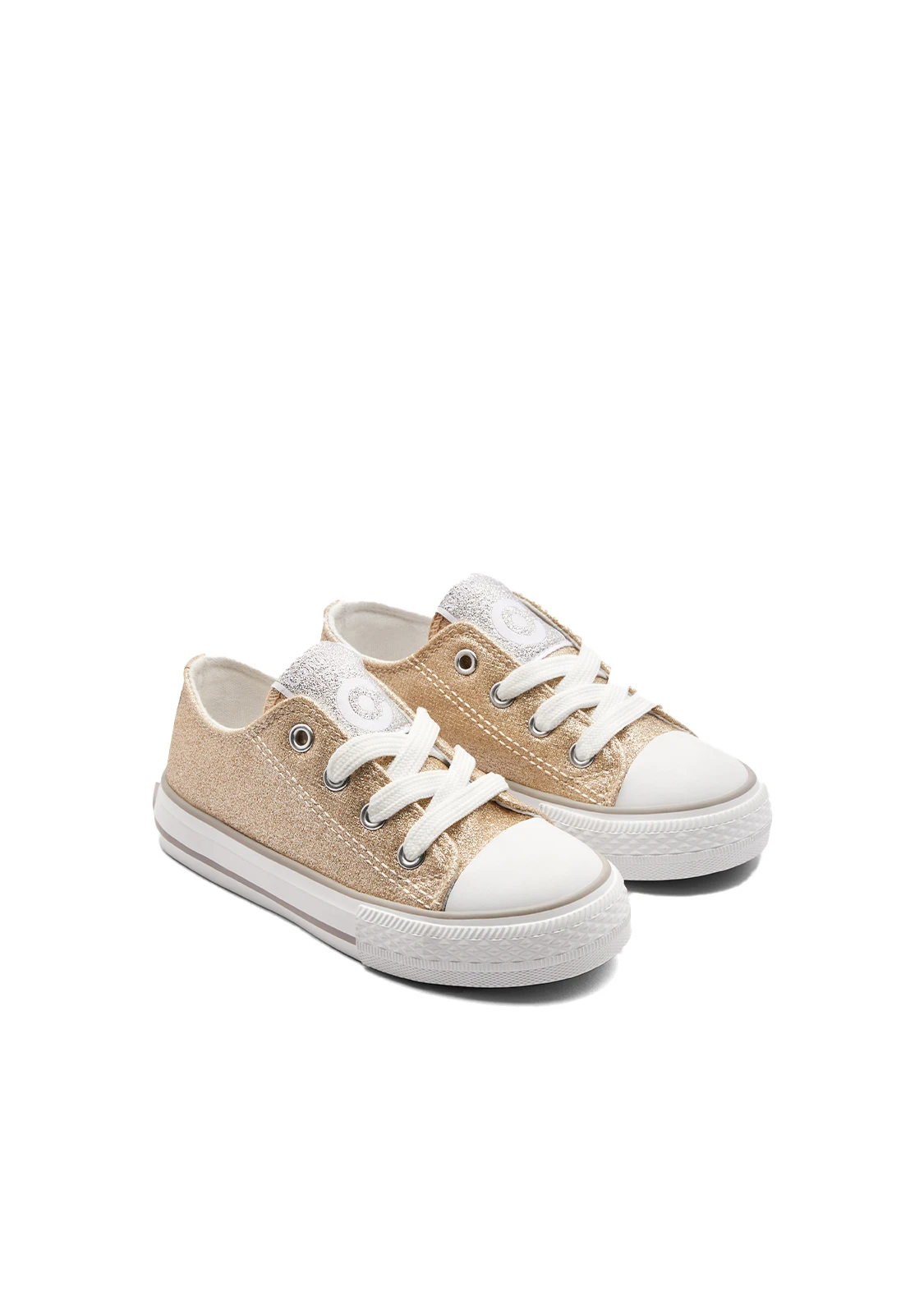 Gold Glitter Low Sneakers Gallery
