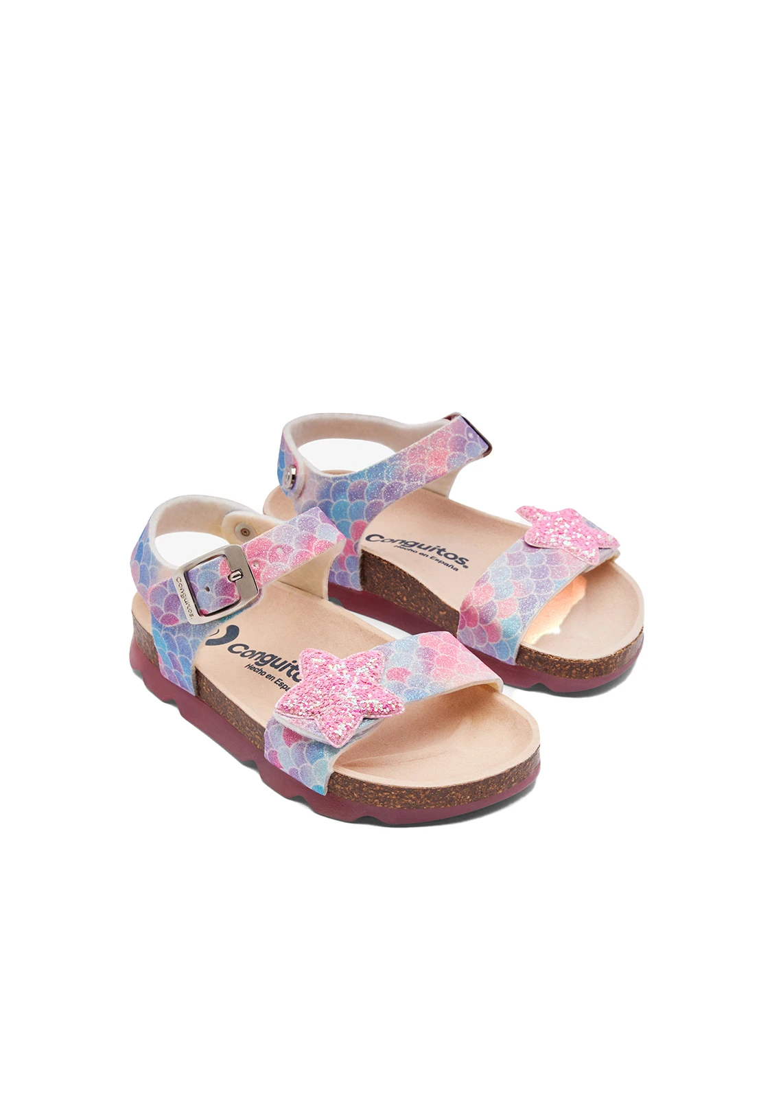 Glitter Stars Buckle Sandals Gallery