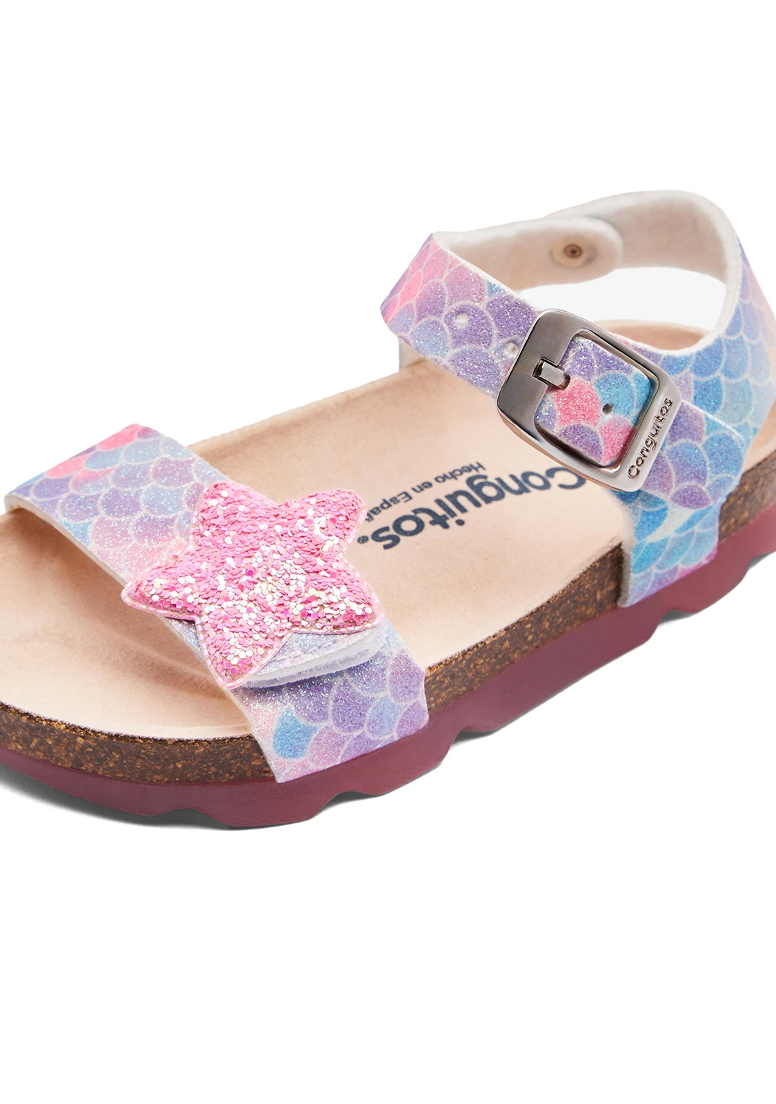 Glitter Stars Buckle Sandals Gallery