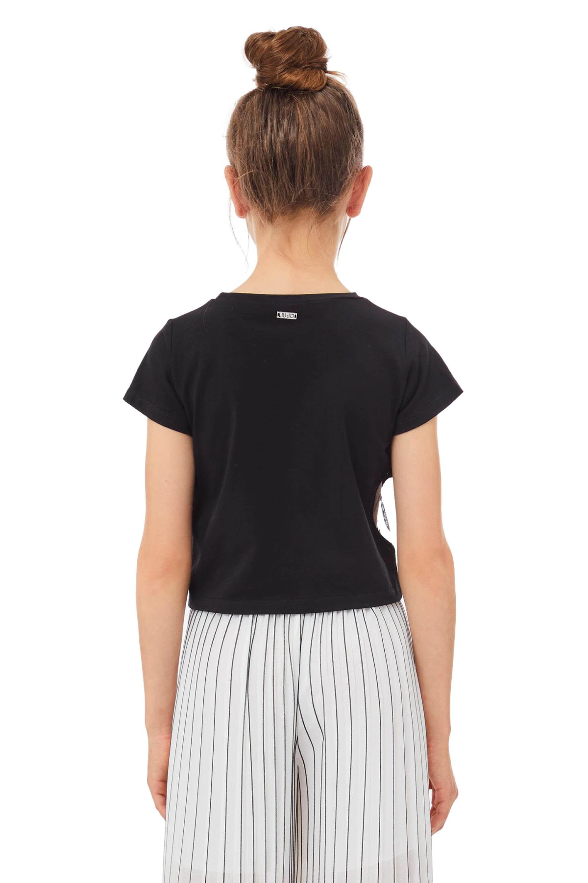 Cotton T-shirt with Open heart Gallery