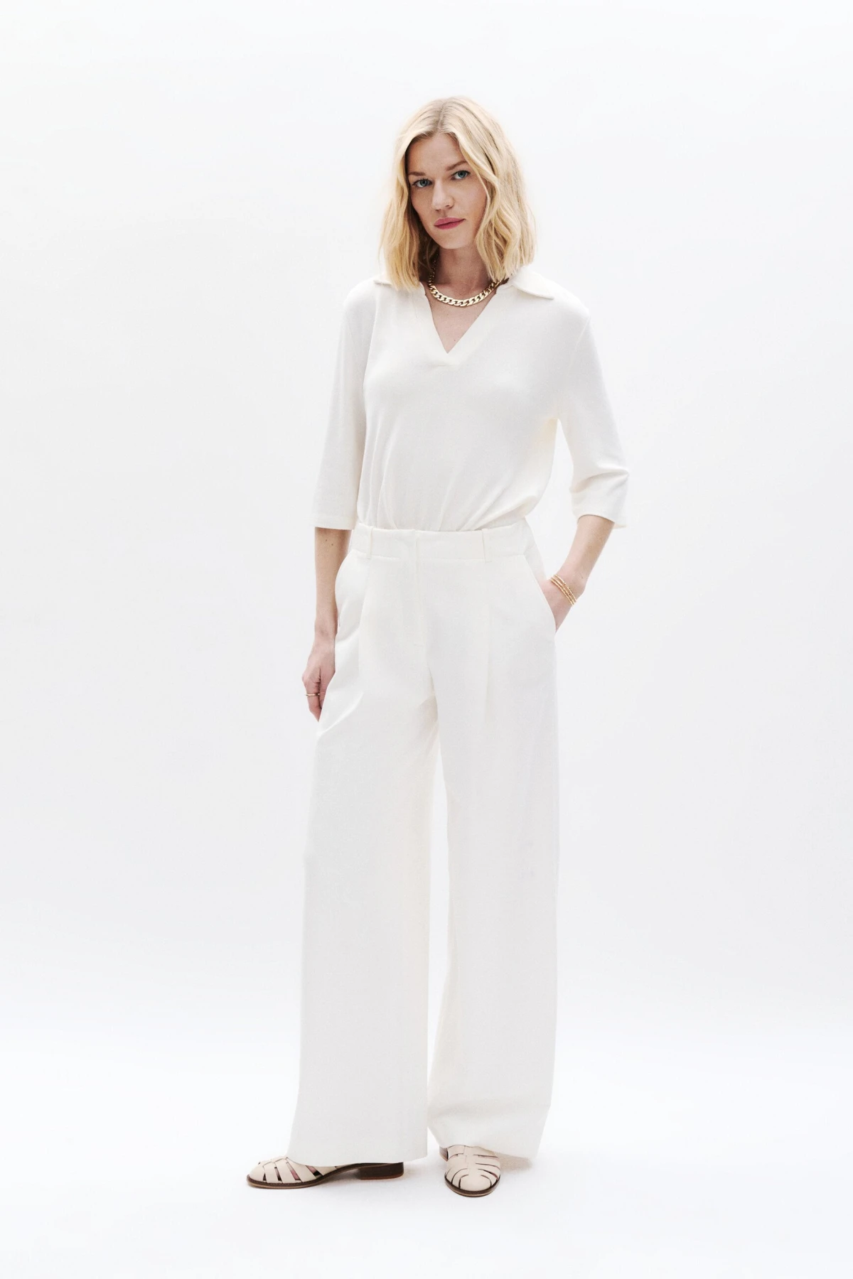 High Waist Wide Leg Trousers Gallery