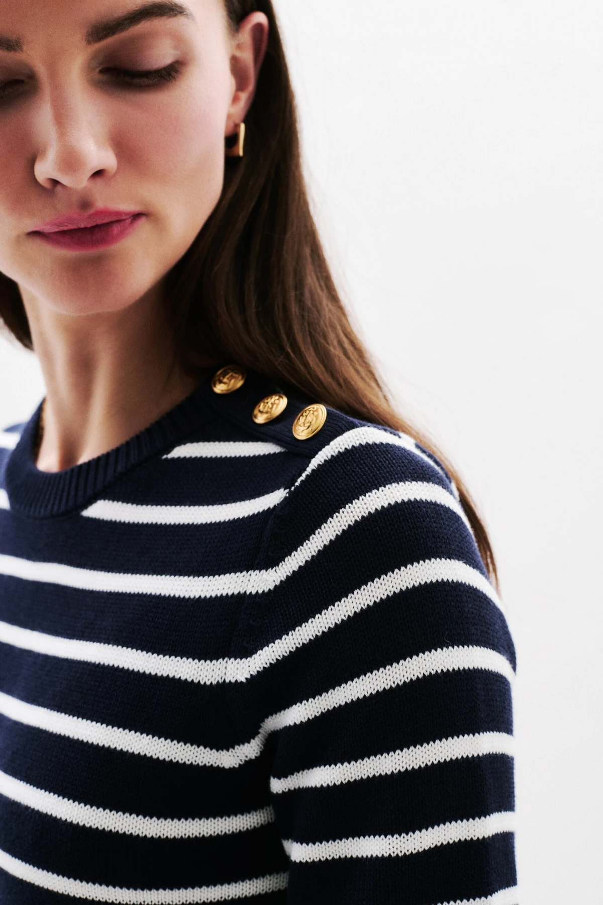 Striped Short Sleeves Short Dress Gallery