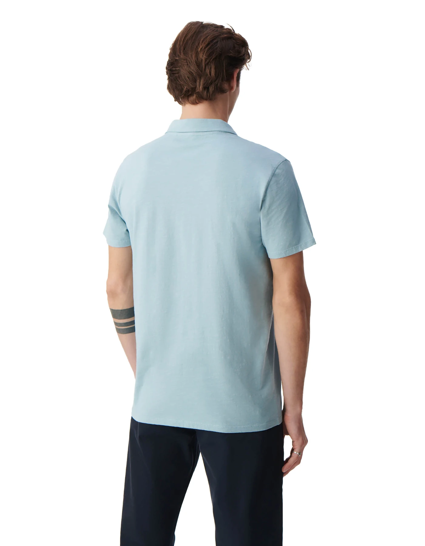 REGULAR Organic Cotton Slub Ink Polo Shirt Gallery