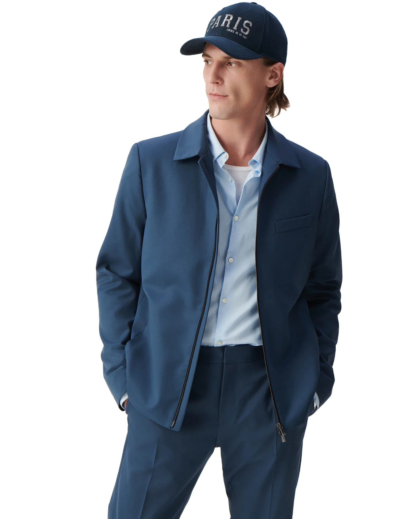 TRAVEL SUIT zipped ink jacket Gallery