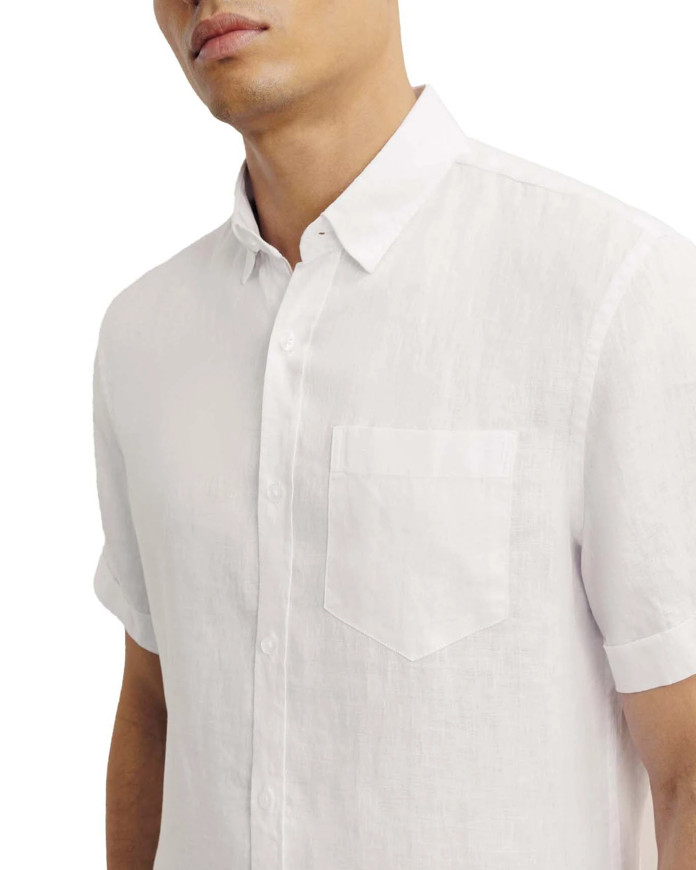 Short-sleeved Linen shirt Gallery