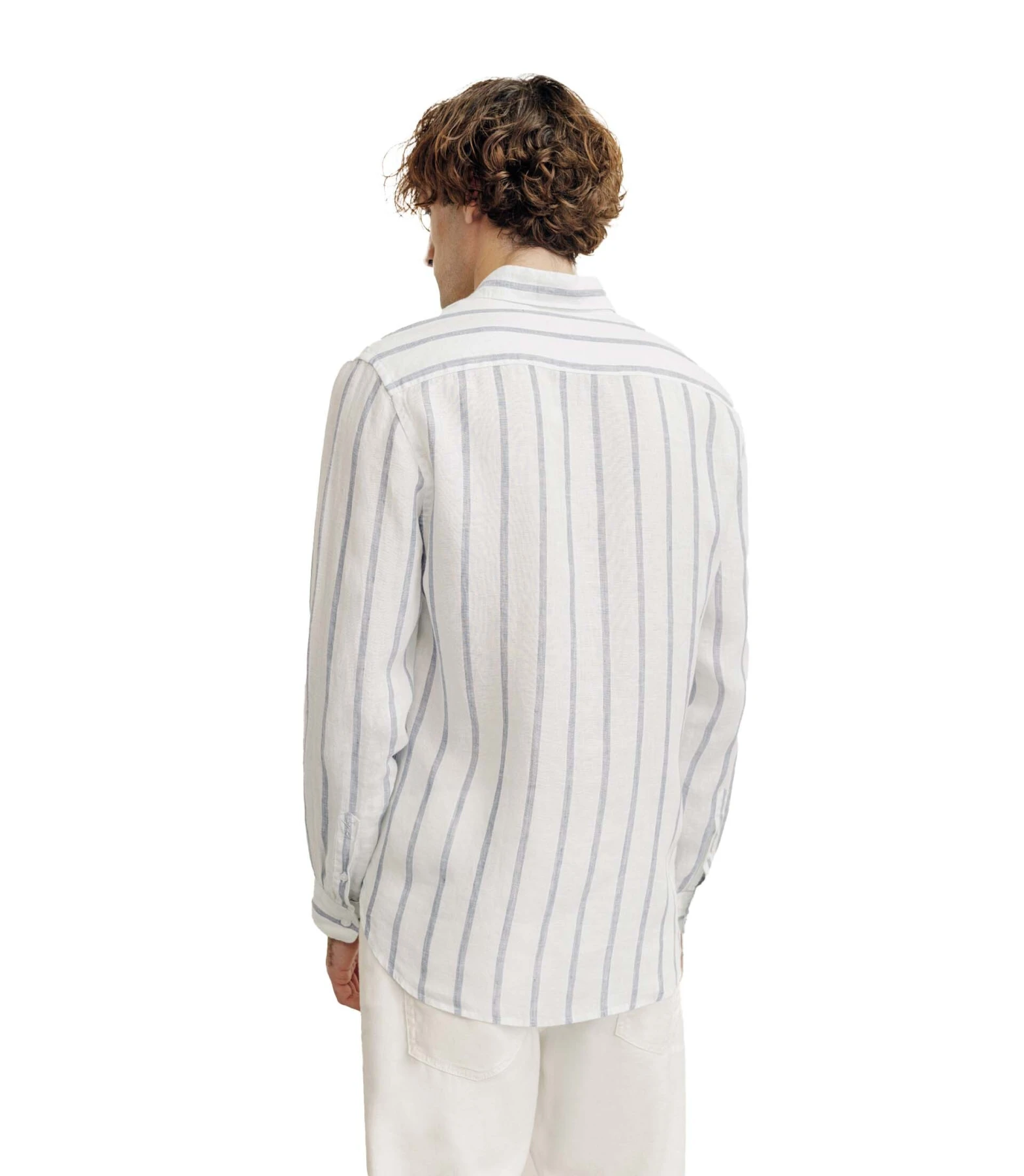 Striped Linen Shirt Gallery