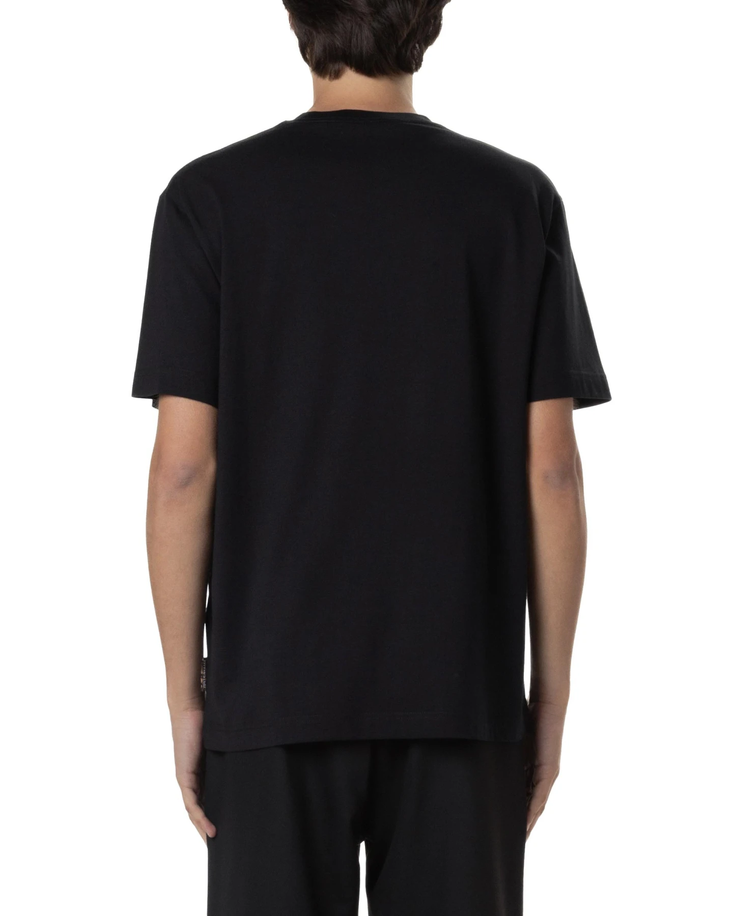 Crew Neck T-Shirt with Ornate Graphic Print Gallery