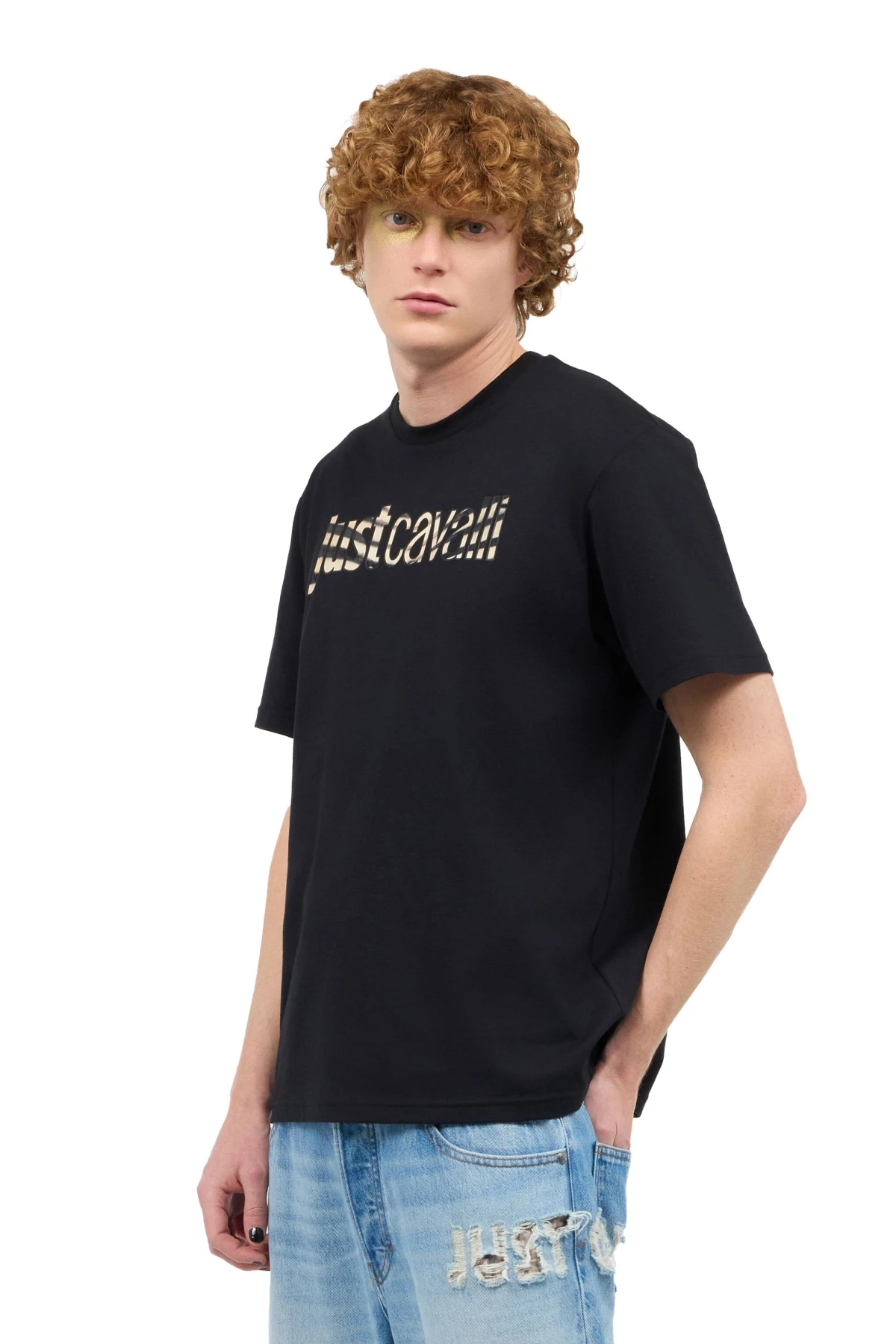 Short Sleeve T-Shirt With Animal-Print Logo Gallery