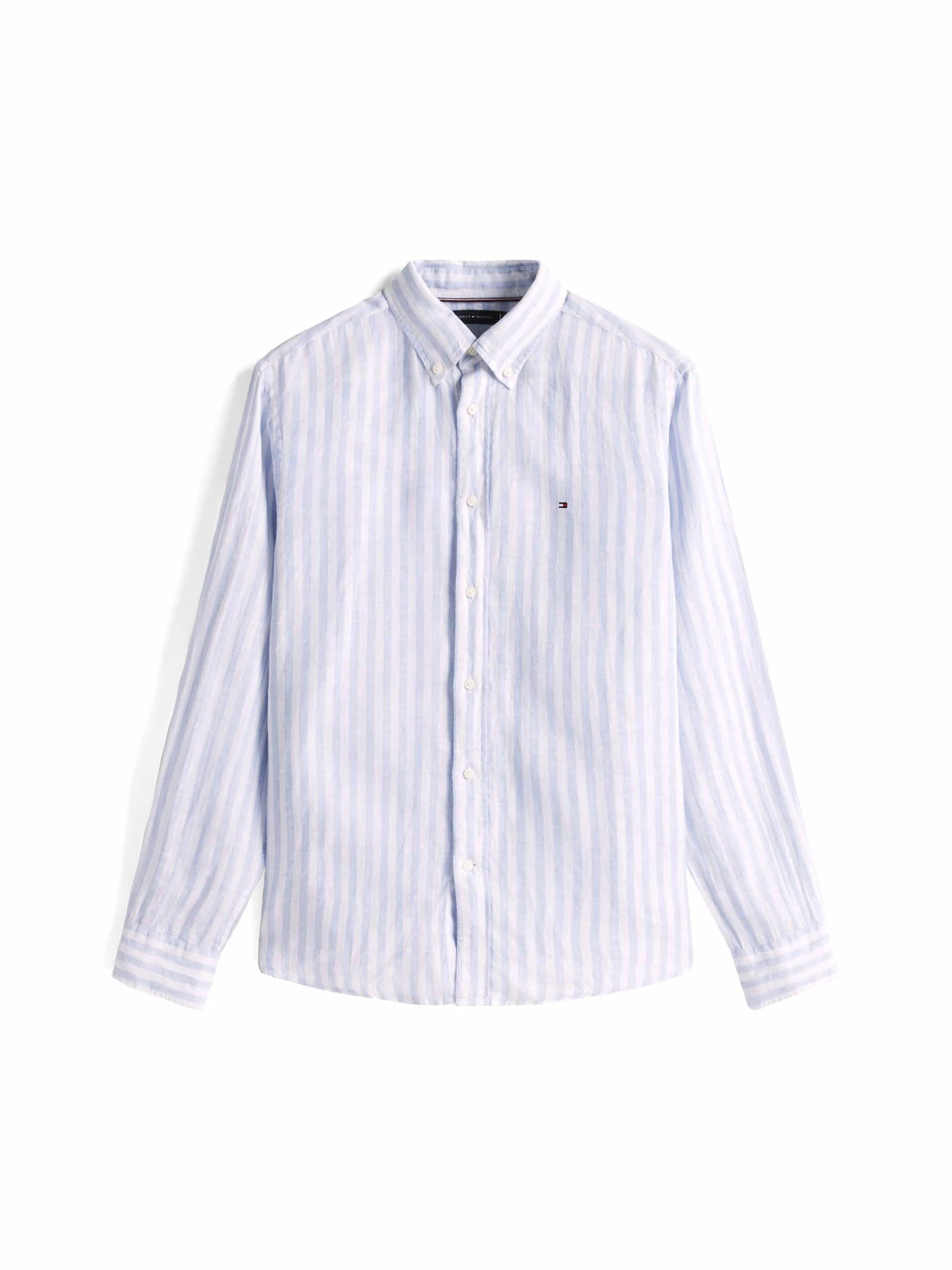 Regular Fit Linen Essential Stripe Shirt Gallery
