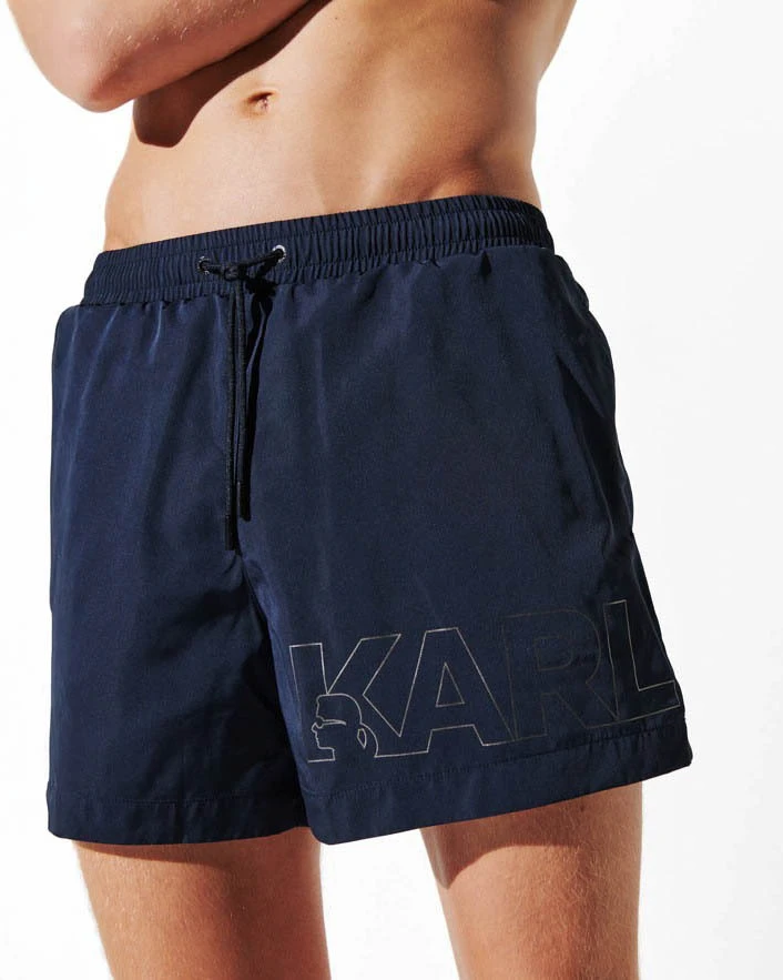 Metallic Logo Swim Shorts Gallery