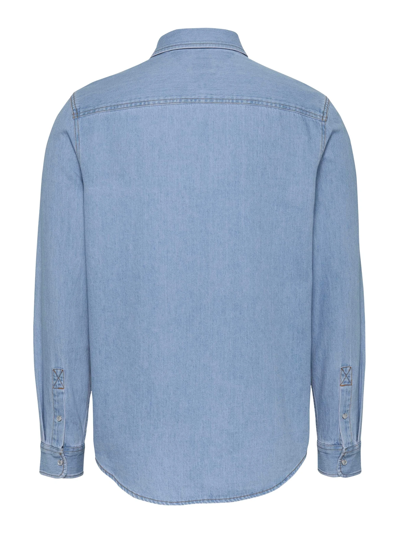 Regular Fit Long Sleeve Denim Shirt Gallery