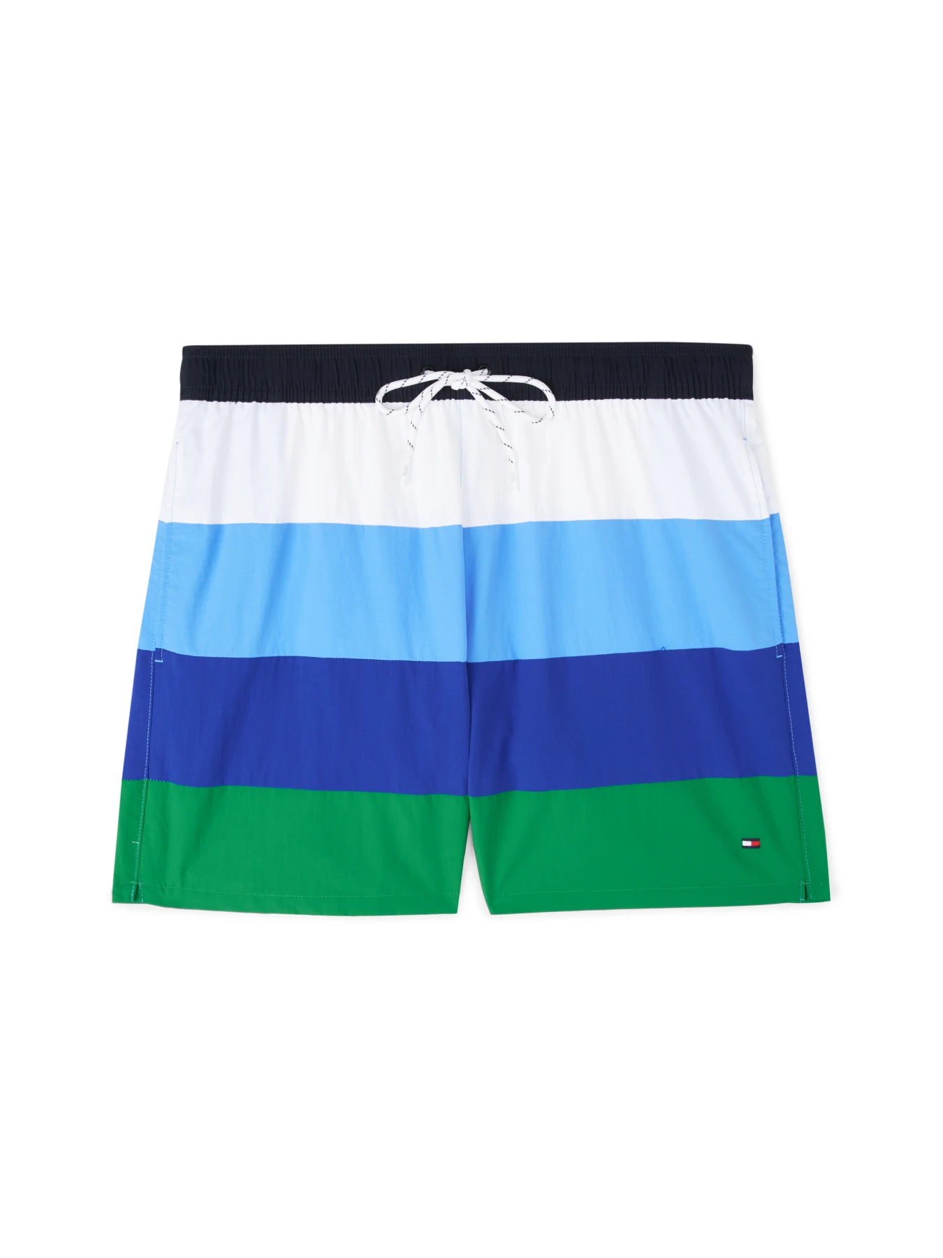 Medium Length Drawstring Swim Trunks Gallery