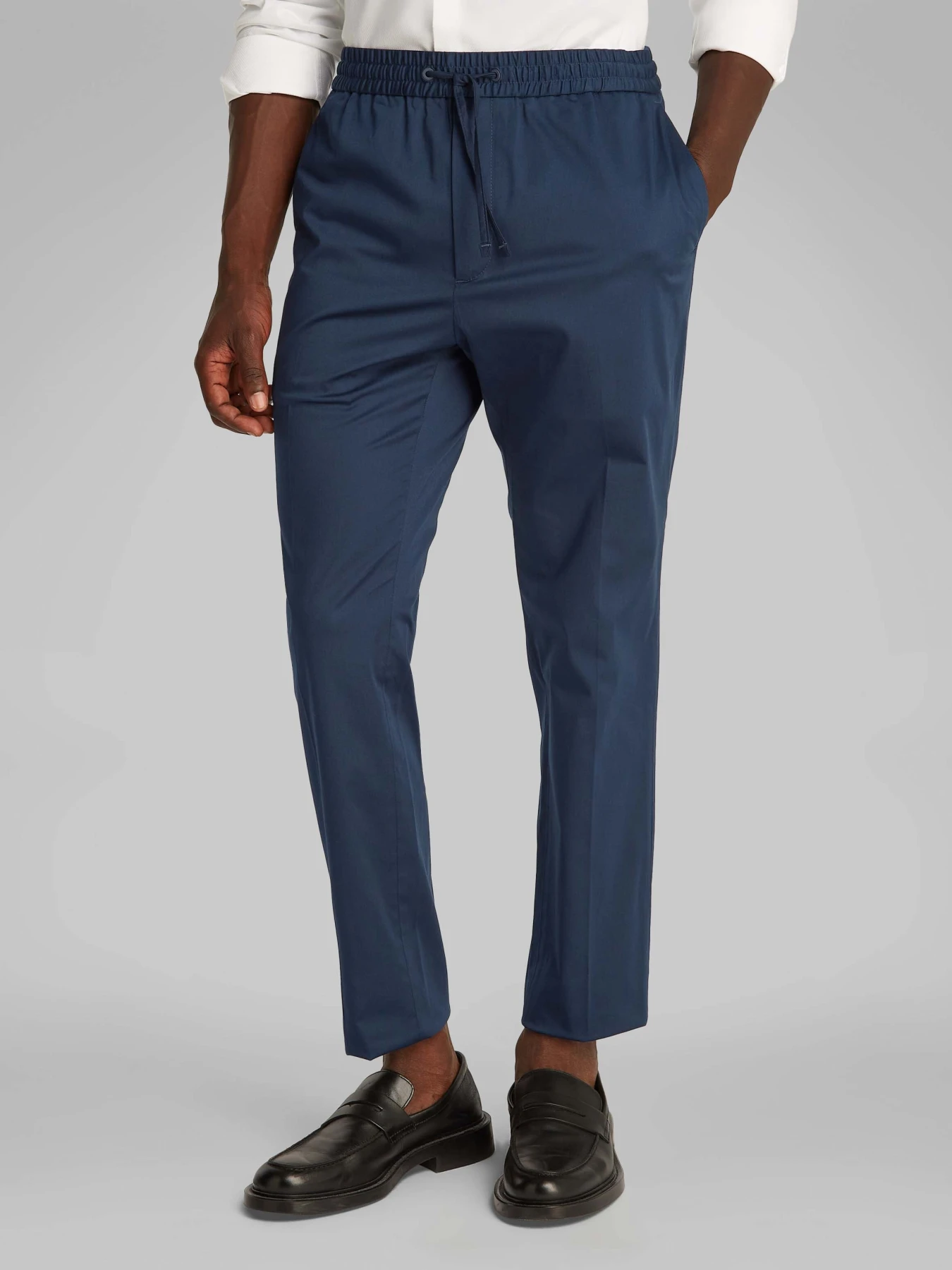 Stretch Satin Joggers Dress Trousers Gallery