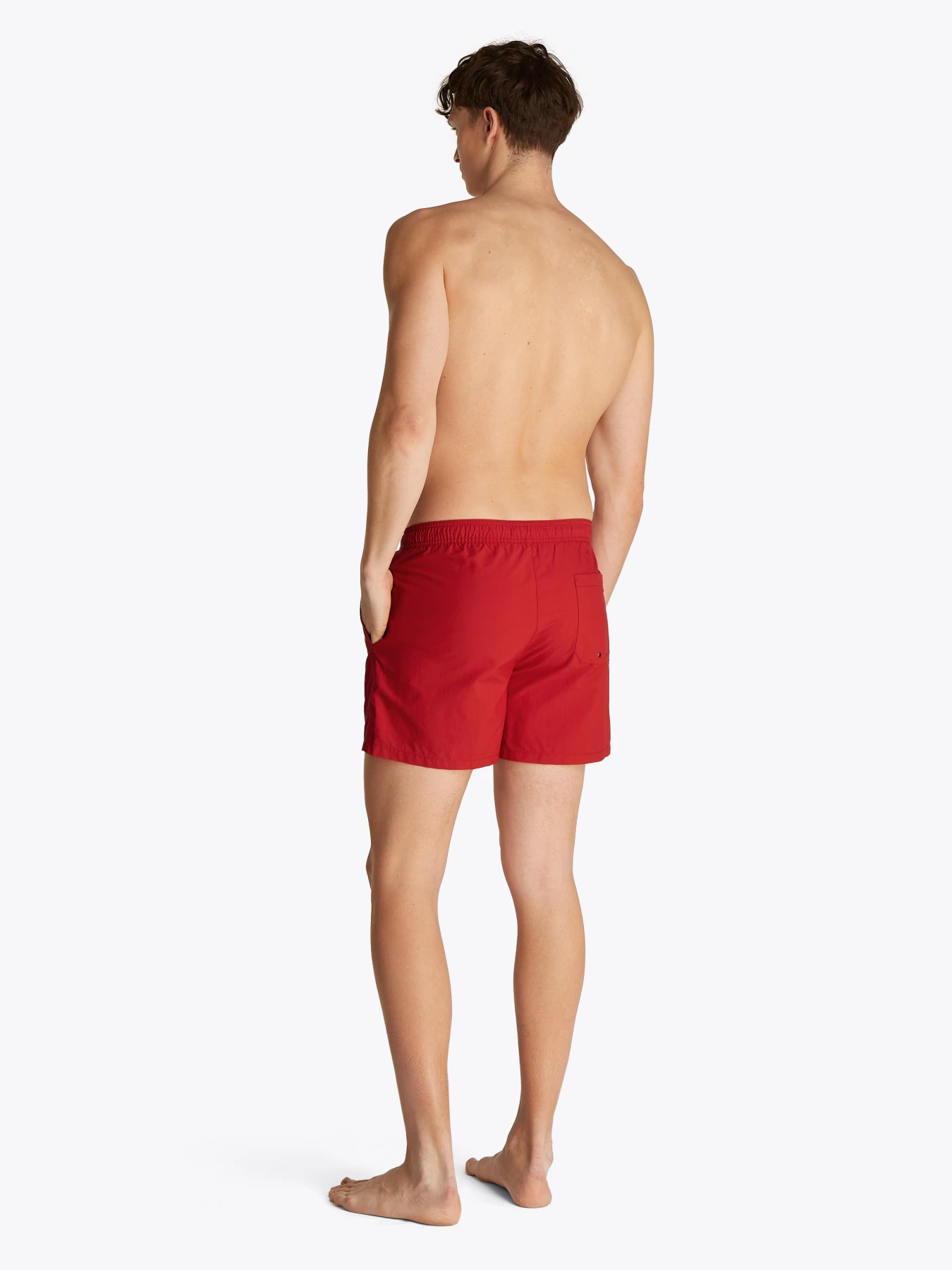 Medium Length Drawstring Swim Trunks Gallery