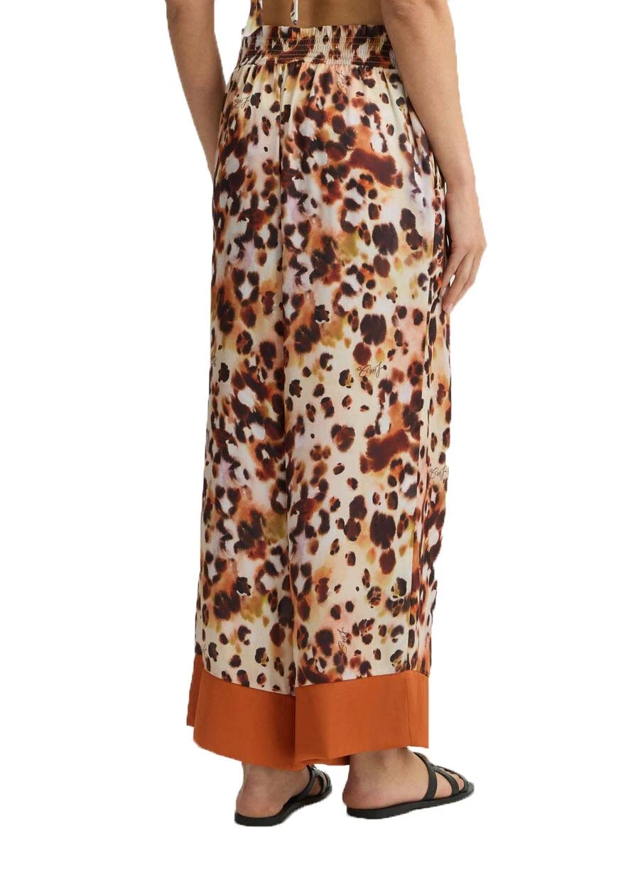 Animal Print Palazzo Trousers Gallery